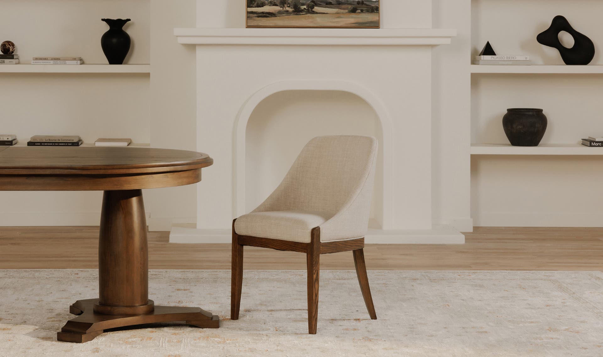 Moe's Home Edward Dining Chair Heather Beige - Image 2