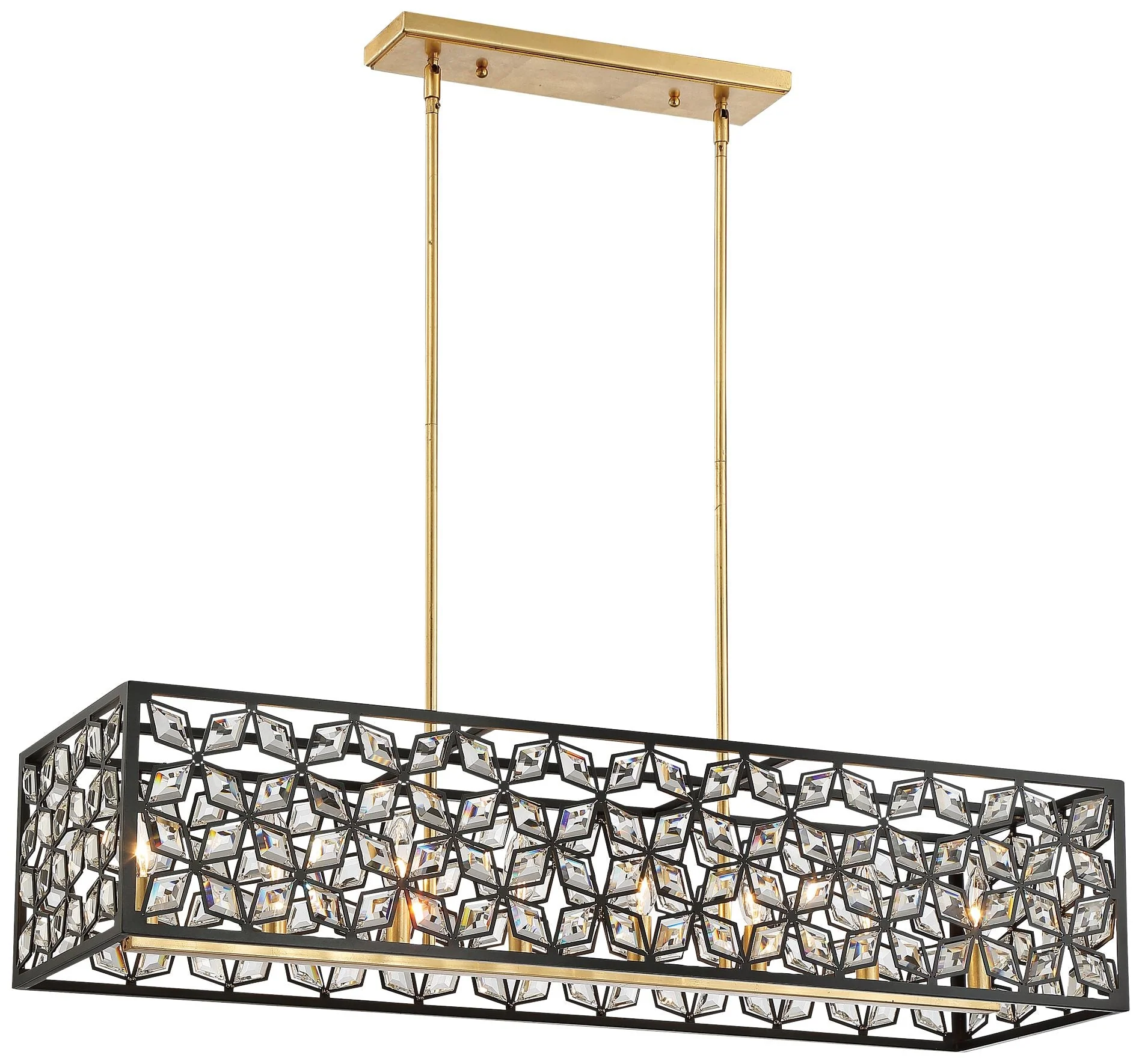 Metropolitan Brookcrest 39 1/4" Wide Crystal Kitchen Island Light - Image 2