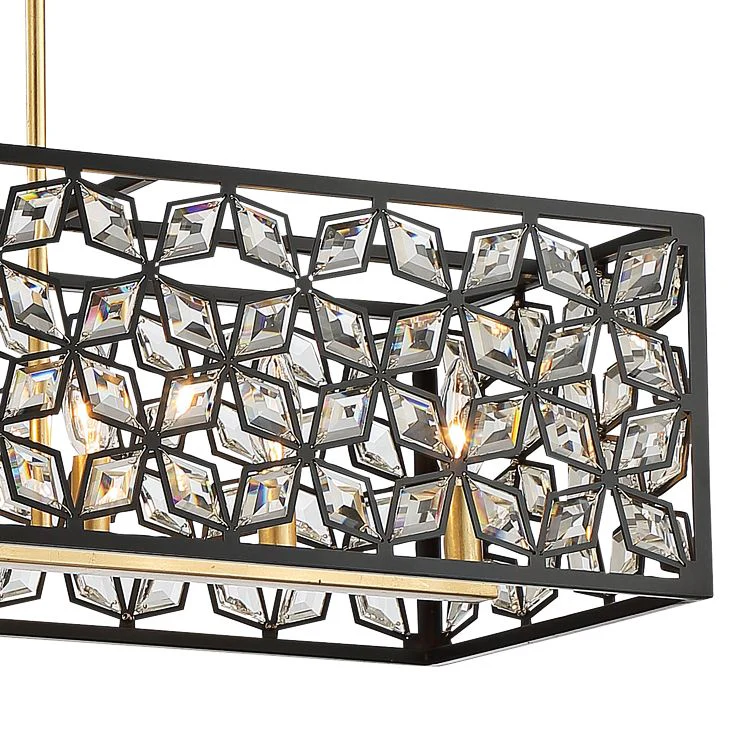 Metropolitan Brookcrest 39 1/4" Wide Crystal Kitchen Island Light - Image 3