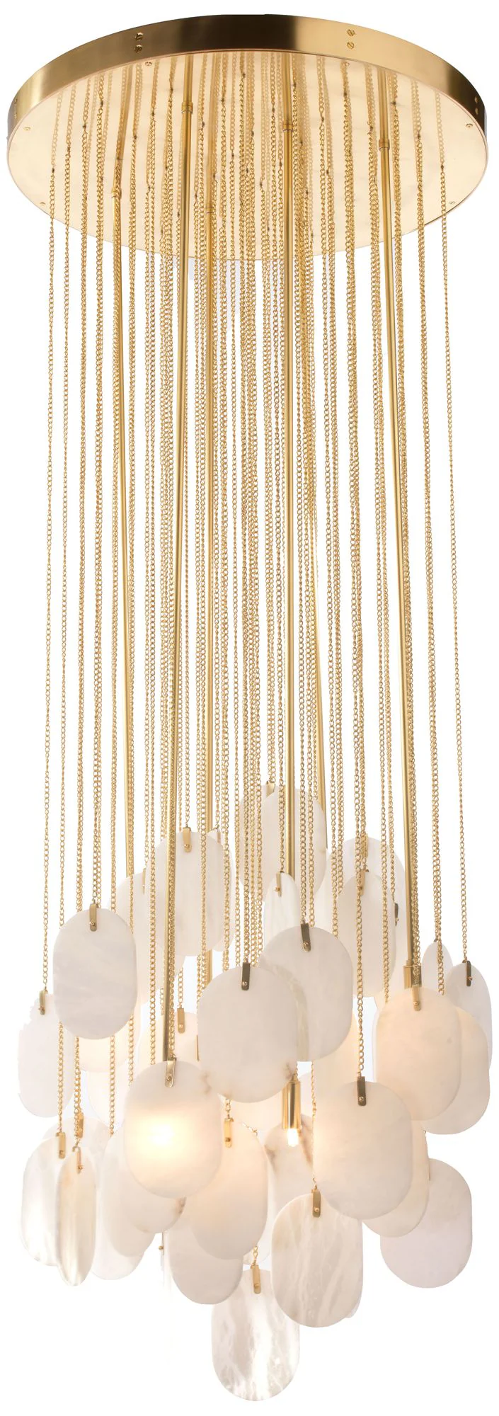 Metropolitan Constaledo 6-Light 27.5-in Brass Pan Pendant - Image 1