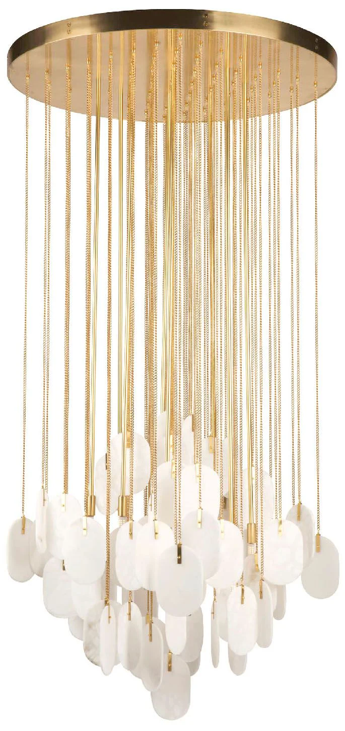 Metropolitan Constaledo 8-Light 35.5-in Brass Pan Pendant - Image 1
