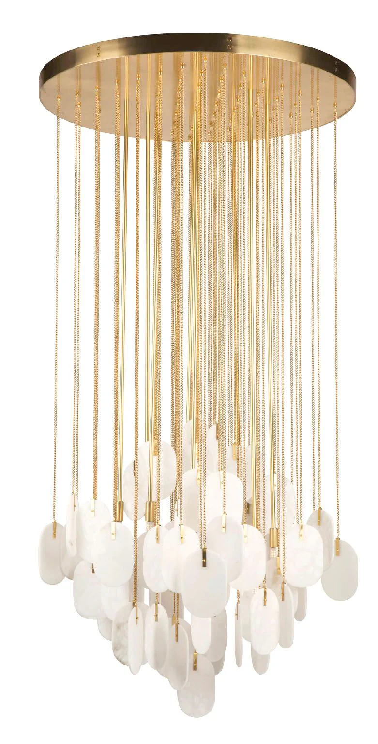Metropolitan Constaledo 8-Light 35.5-in Brass Pan Pendant - Image 2