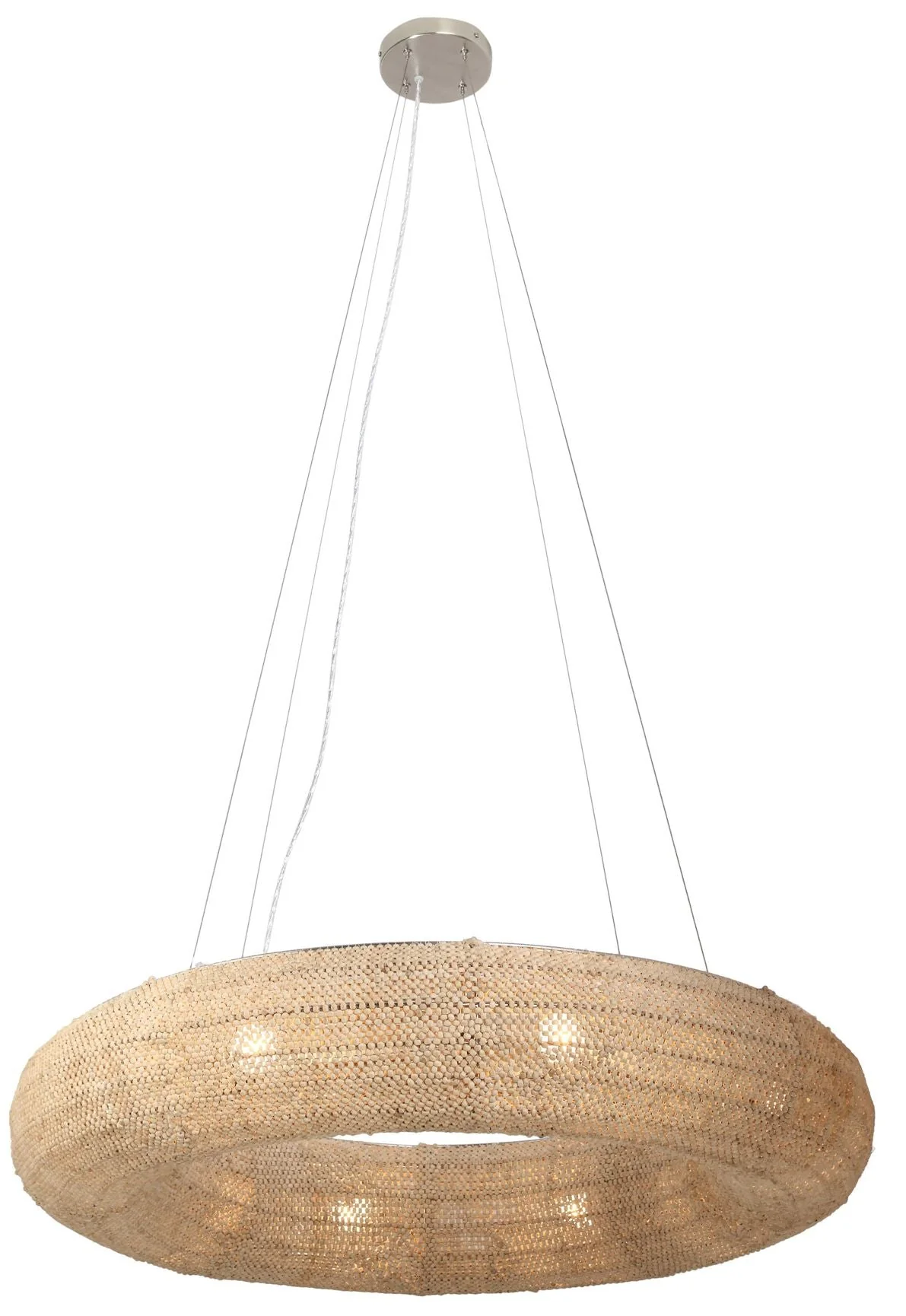 Metropolitan Copra 8-Light 36-in Brushed Nickel Pendant - Image 1