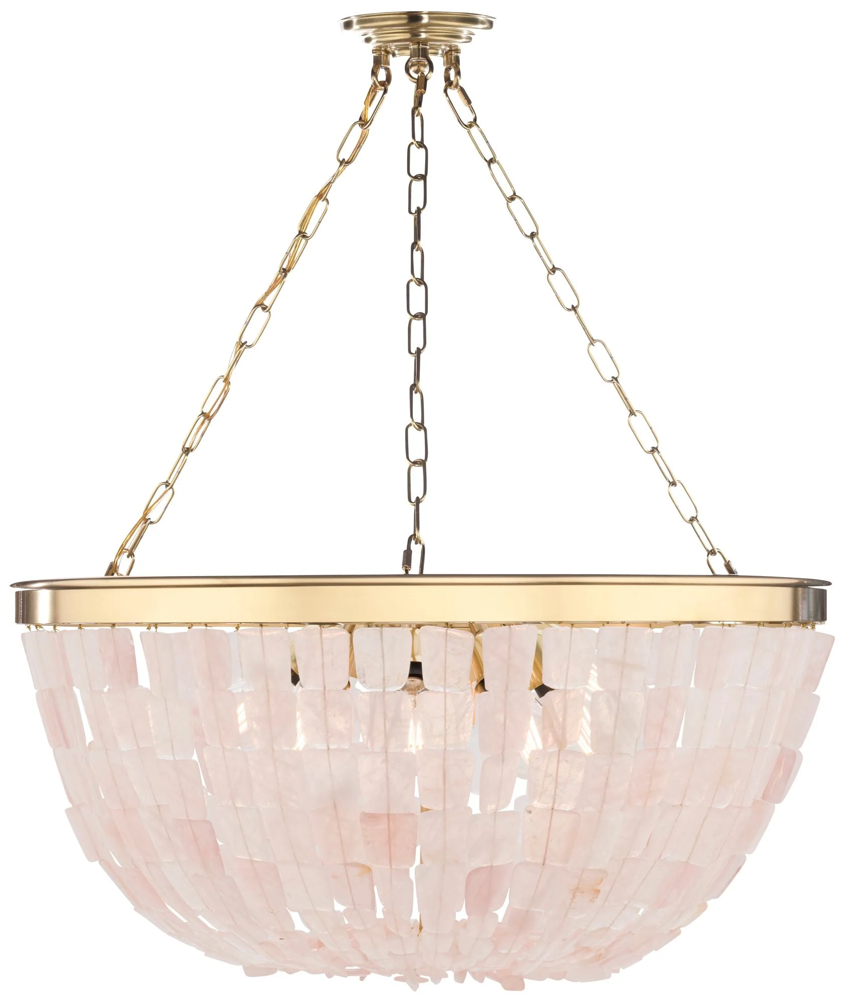 Metropolitan Flotsam 8-Light 33.5-in Brass Pendant - Image 1