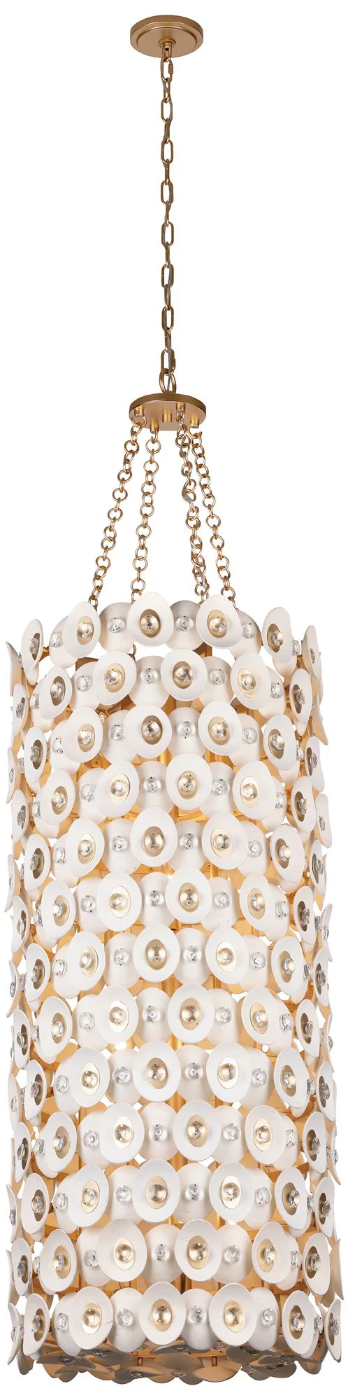 Metropolitan NIU 12-Light Fawn Gold Foyer Chandelier - Image 1