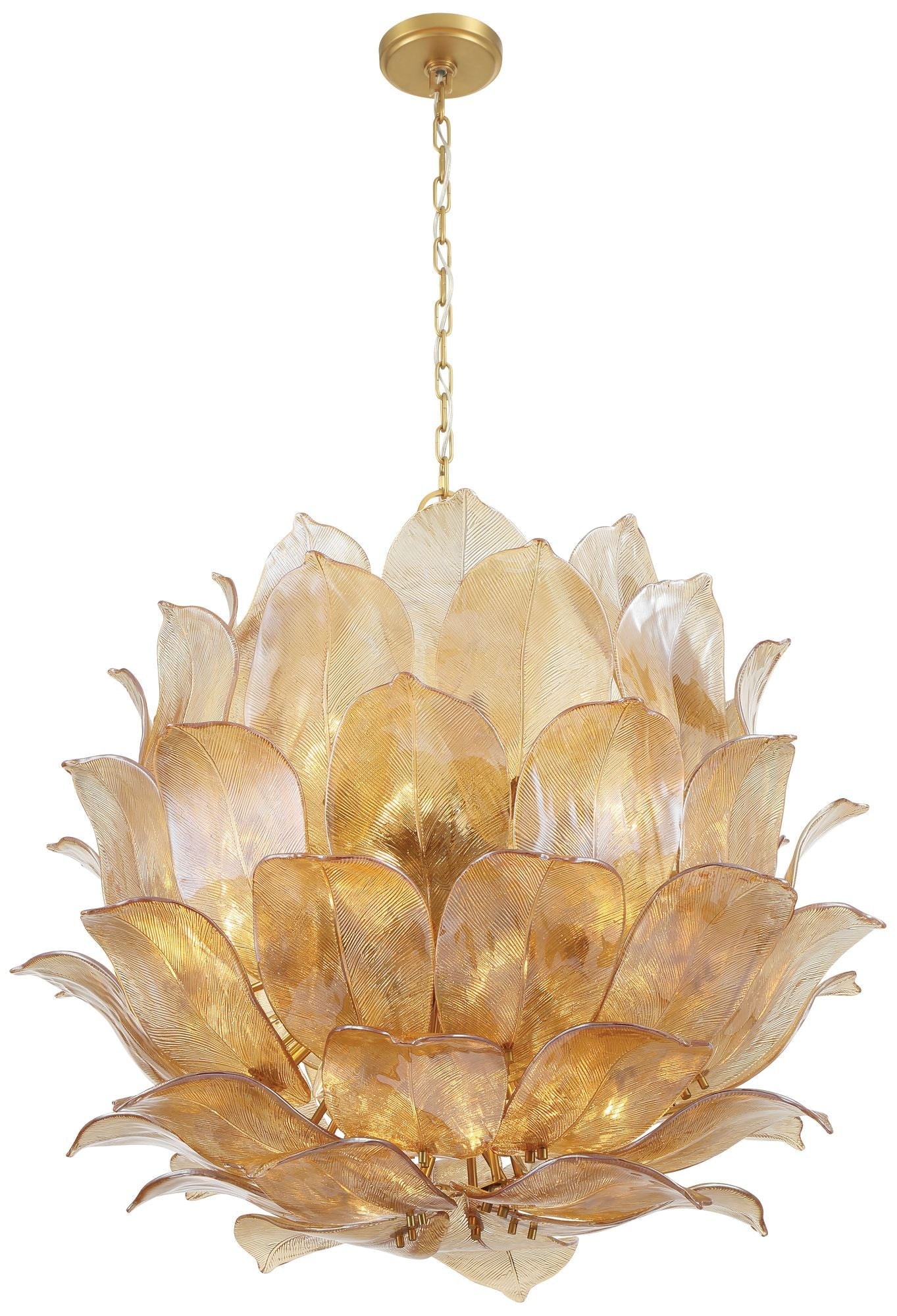 Metropolitan Orchid 24 Light 35.5-in Legacy Brass Indoor Pendant - Image 1