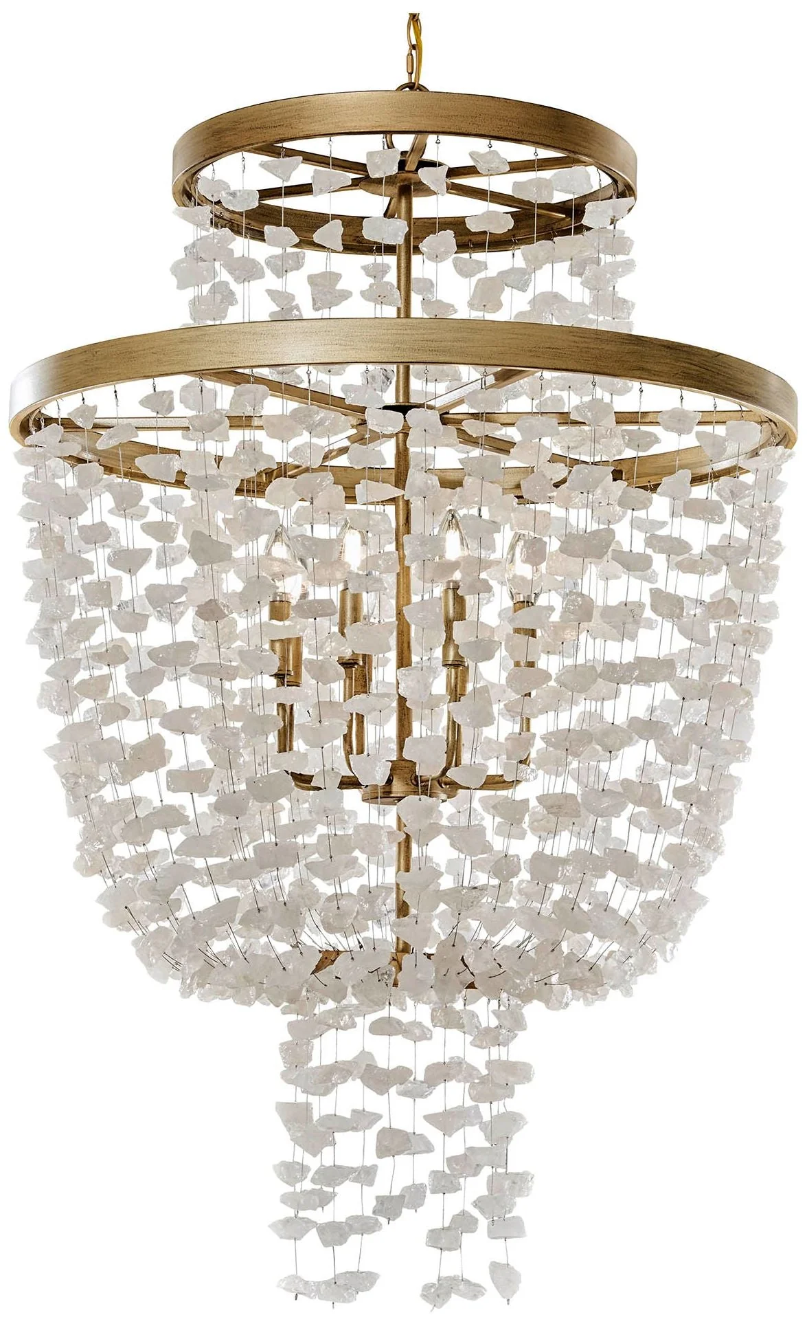 Metropolitan Stonybrook by Robin Baron 8-Light Harvest Gold Pendant - Image 1