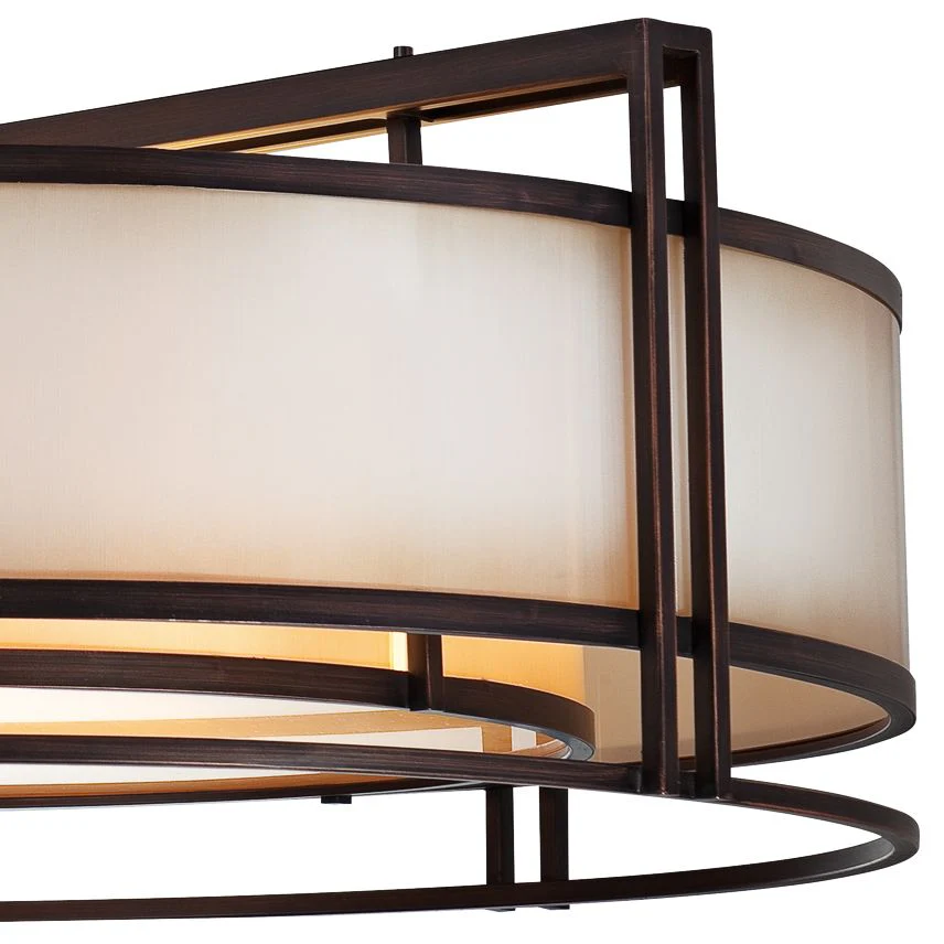 Metropolitan Underscore 36" Wide Bronze 5-Light Pendant Light - Image 3