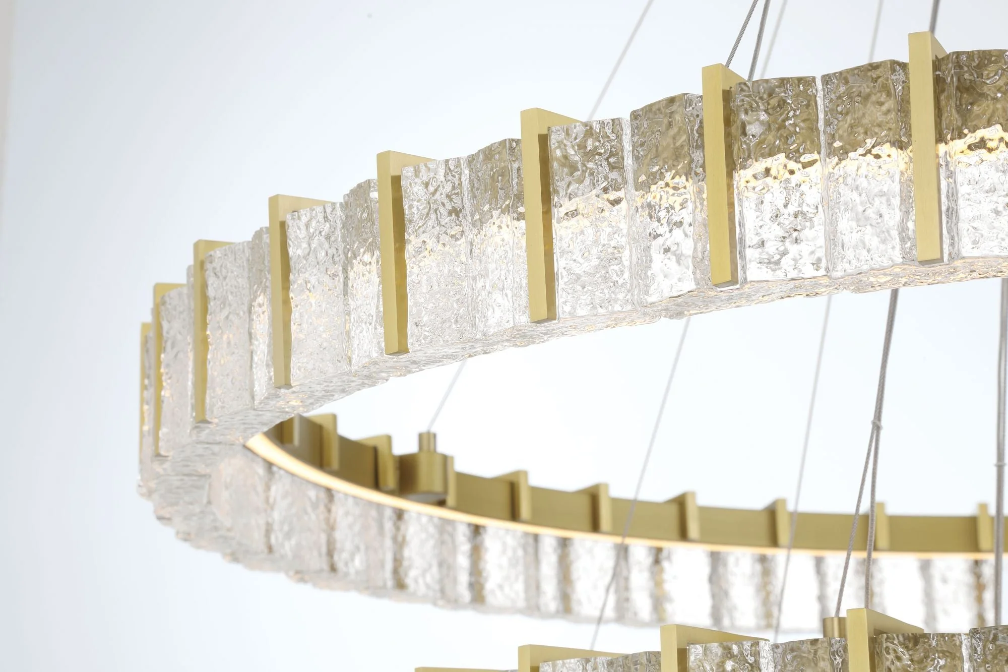 Minka-Lavery Sevryn LED 34-in Soft Brass Indoor Chandelier - Image 3
