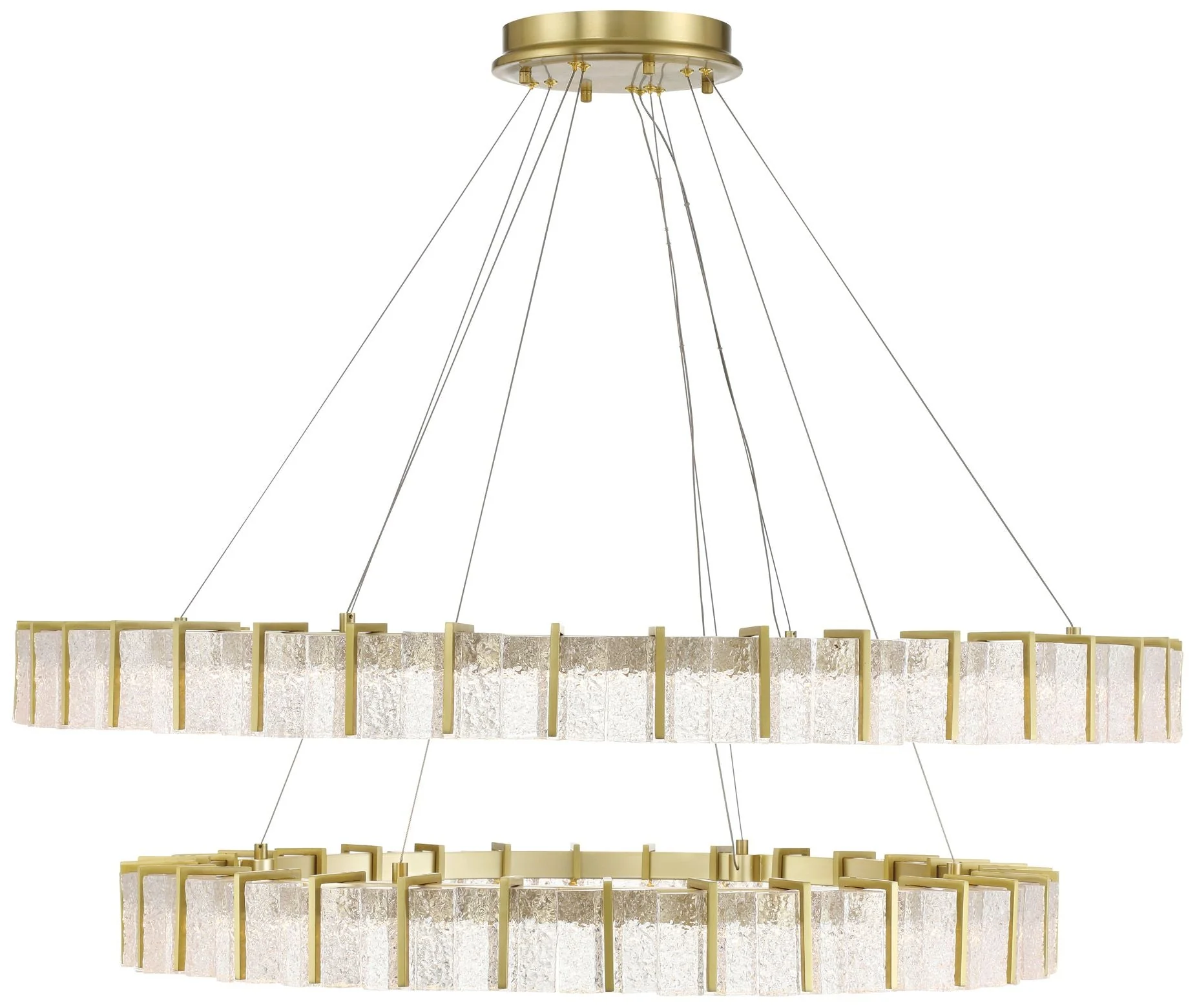 Minka-Lavery Sevryn LED 44.5-in Soft Brass Indoor Chandelier - Image 2