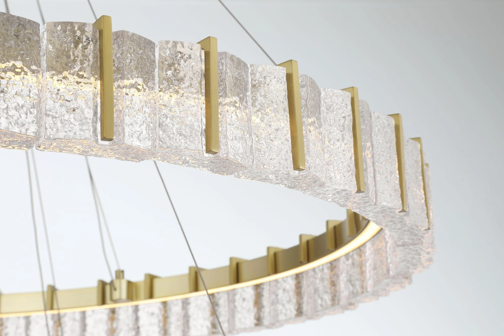 Minka-Lavery Sevryn LED 44.5-in Soft Brass Indoor Chandelier - Image 3