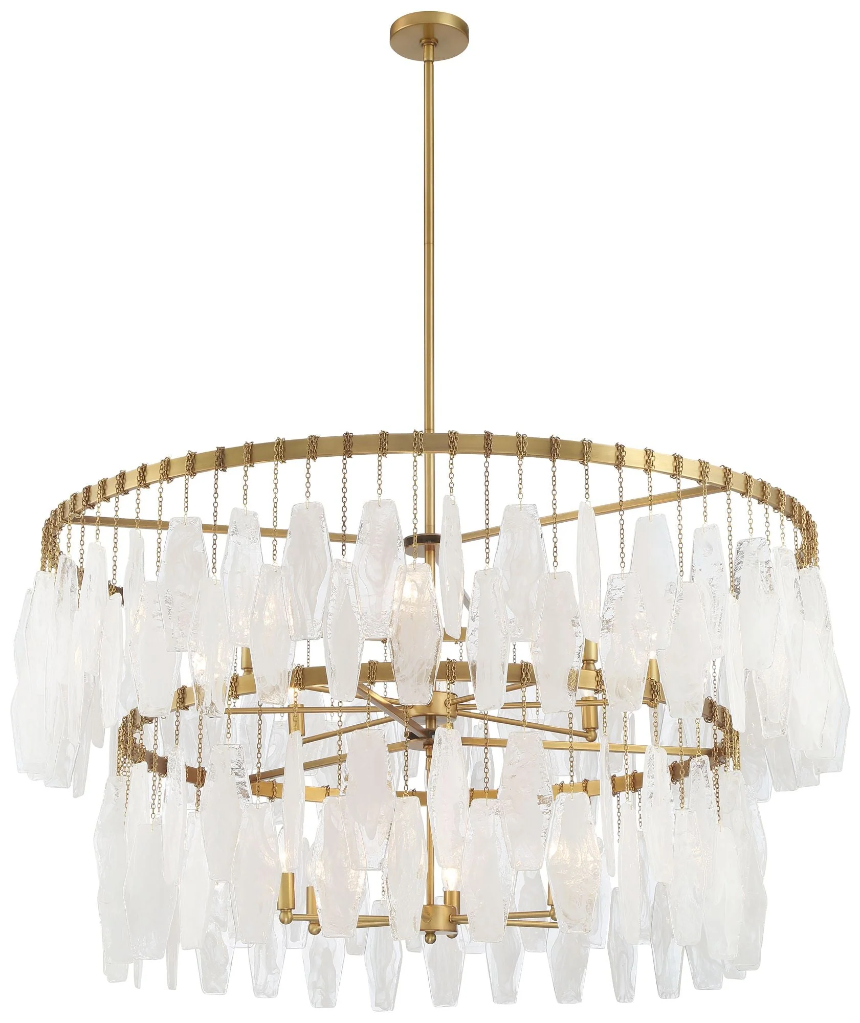 Minka-Lavery Willow 14-Light 45-in Legacy Brass Indoor Pendant - Image 2