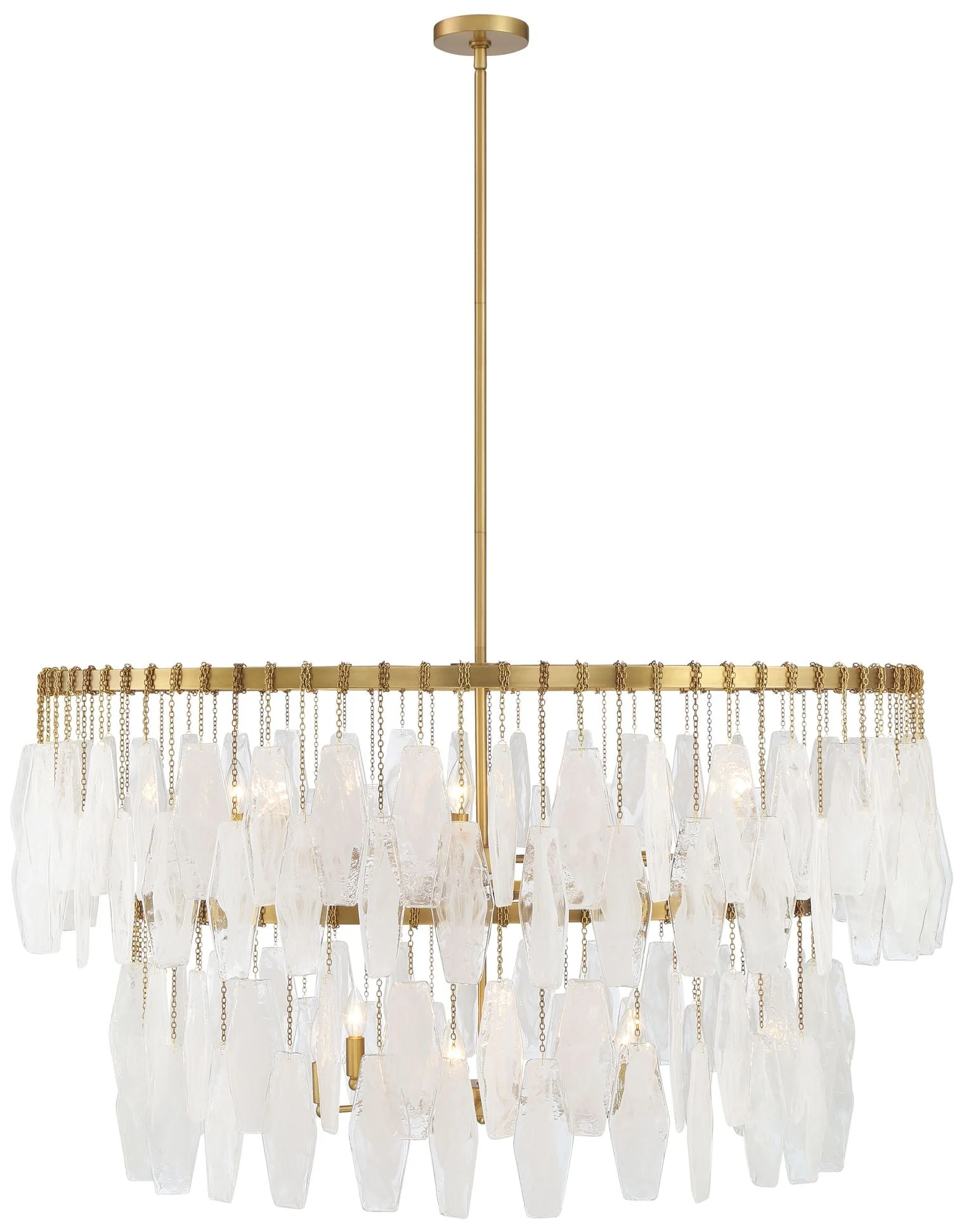 Minka-Lavery Willow 14-Light 45-in Legacy Brass Indoor Pendant - Image 3