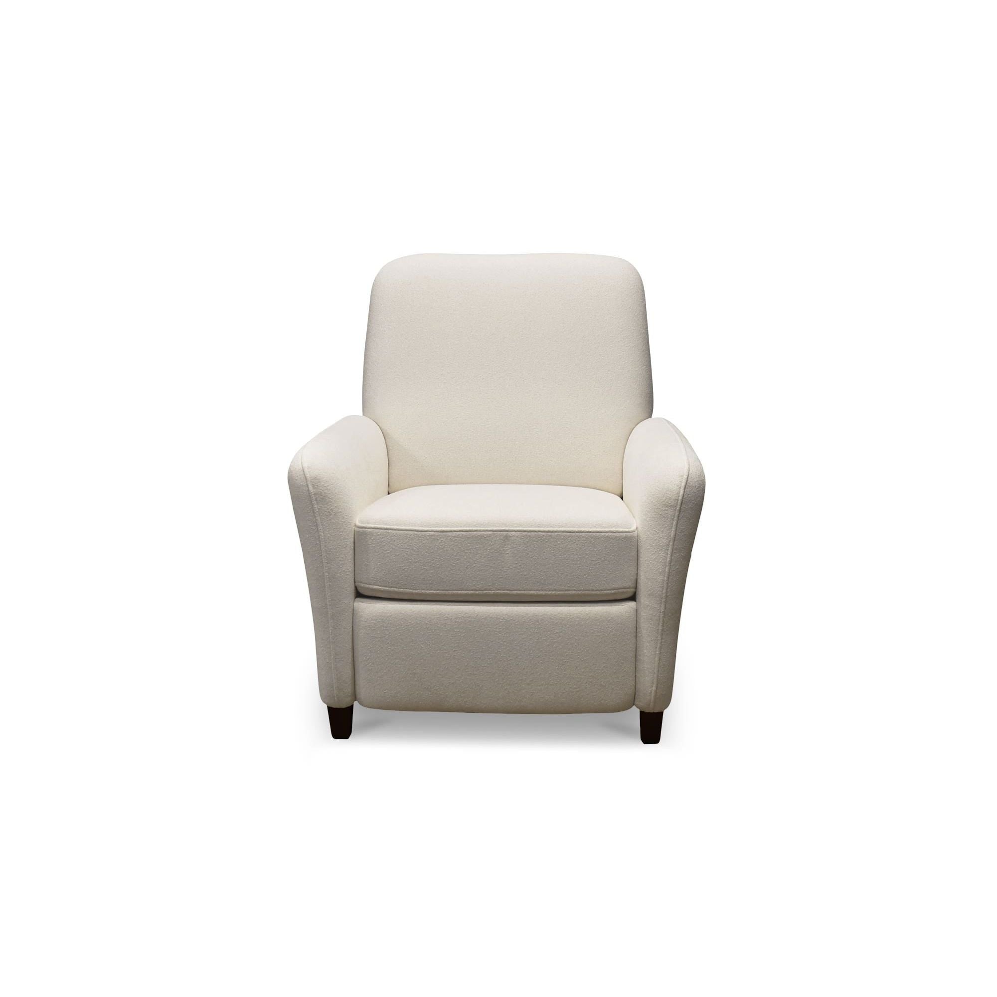 Moe's Home Collection Luna White Recliner Chair - Image 1
