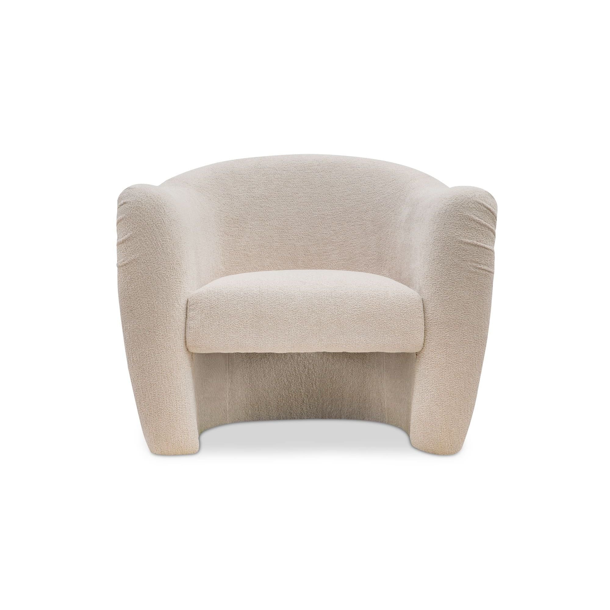Moe's Home Collection Domino Beige Accent Chair - Image 2