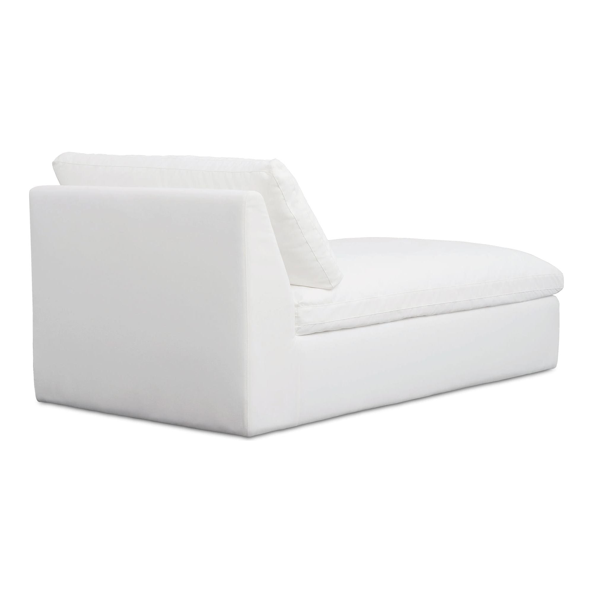 Moe’s Home Collection Miles White Outdoor Chaise - Image 2