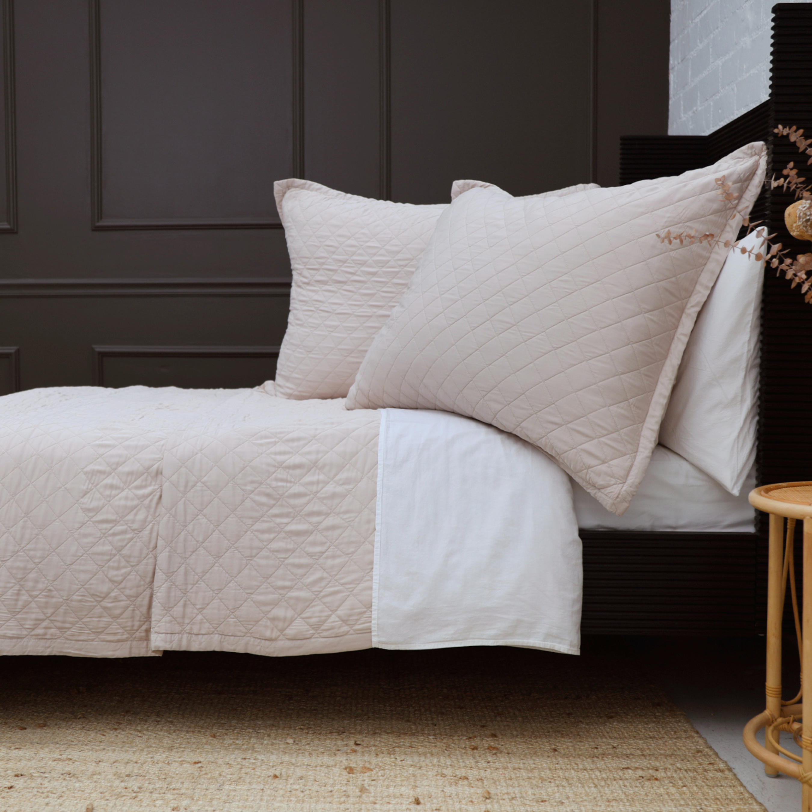 Pom Pom at Home Monaco Sand Bamboo Sateen Coverlet and Shams~ Available In Twin, Queen and King Sizes - Image 3