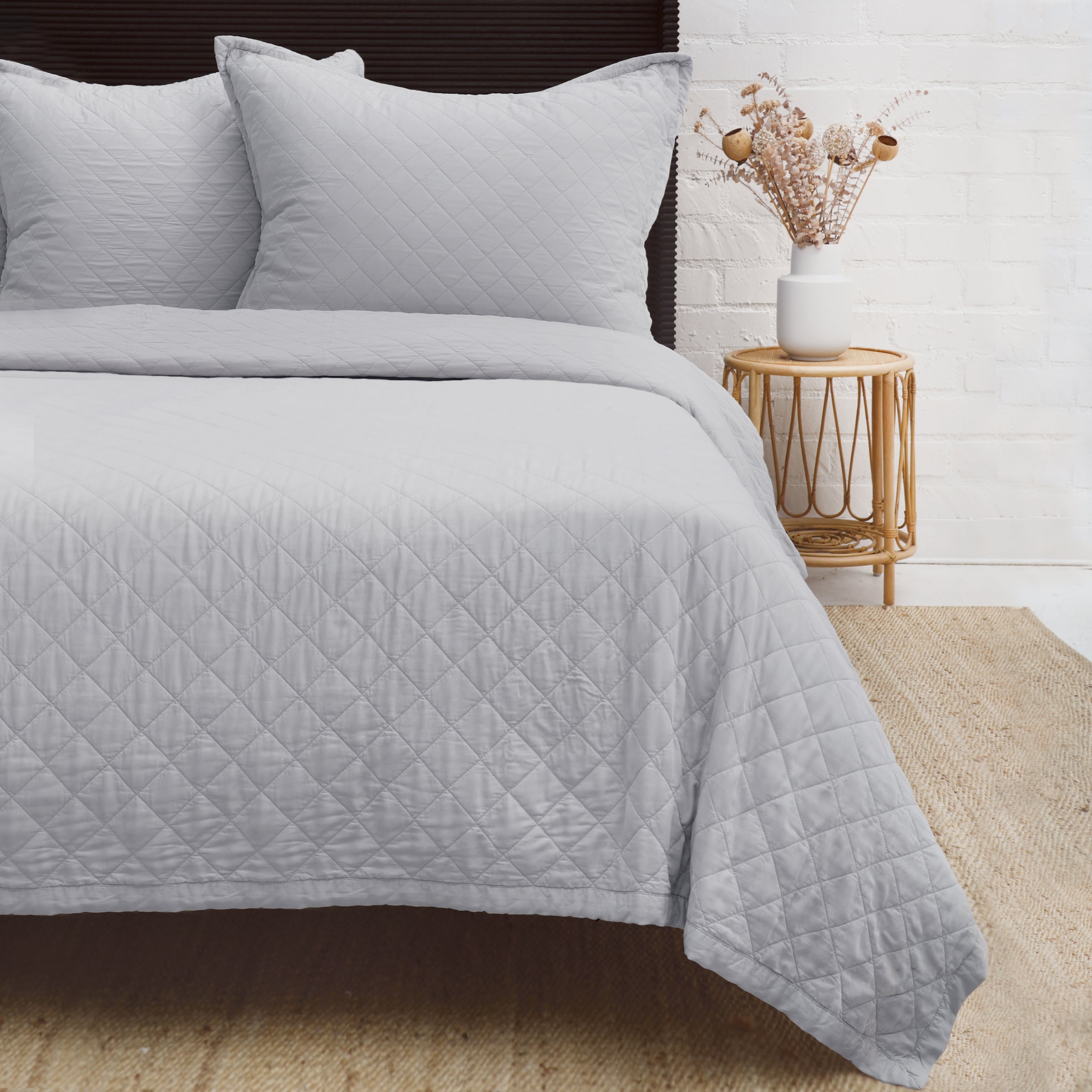 Pom Pom at Home Monaco Ocean Bamboo Sateen Coverlet and Shams ~ Available in Twin, Queen and King Sizes - Image 1