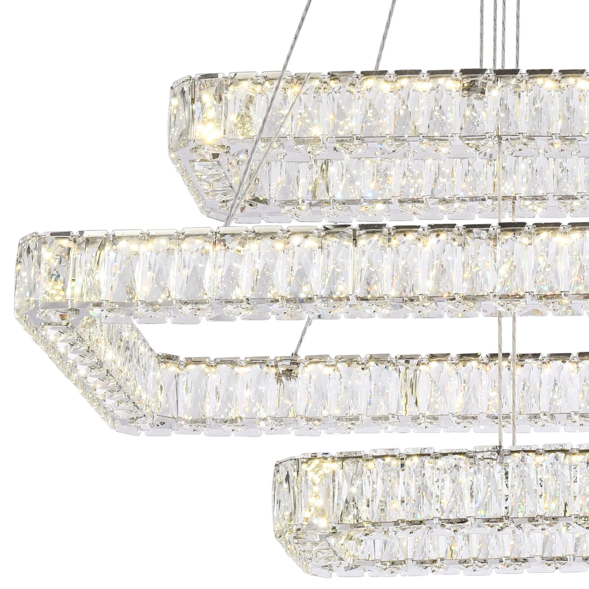 Monroe 50" Led Triple Rectangle Pendant - Image 3
