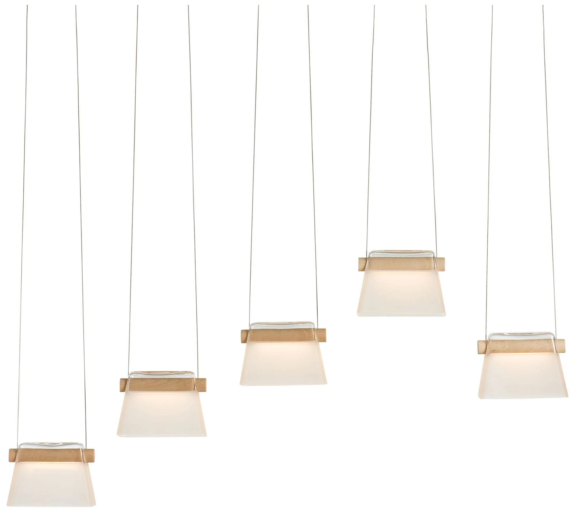More Cowbell LED Pendant - Platinum - Maple - Clear - Standard - Image 1