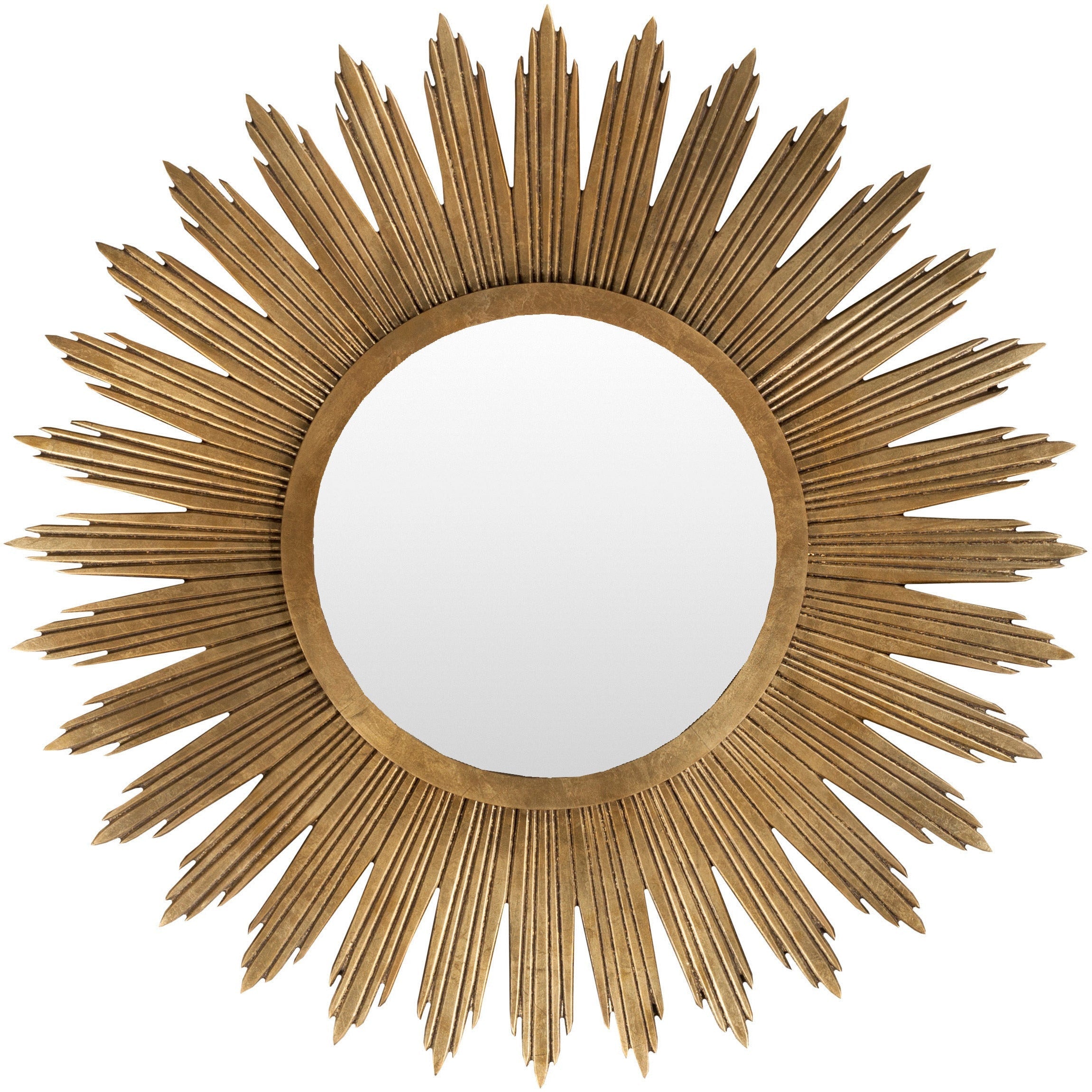 Surya Wall Decor & Mirrors Altair Modern Wall Mirror Gold Finish MRR-1006 - Image 2