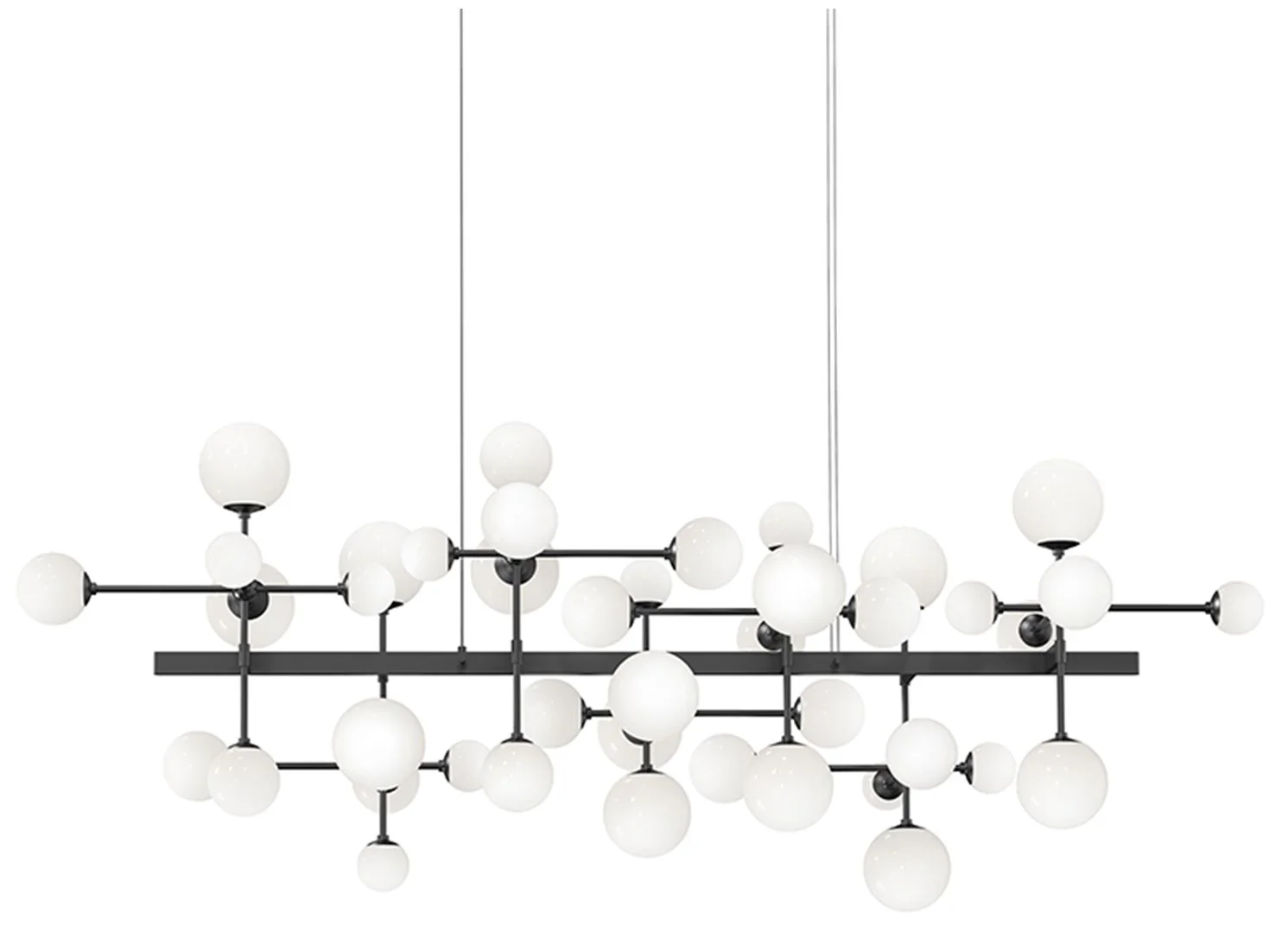 Nebula LED Bar Pendant - Satin Black - Image 1