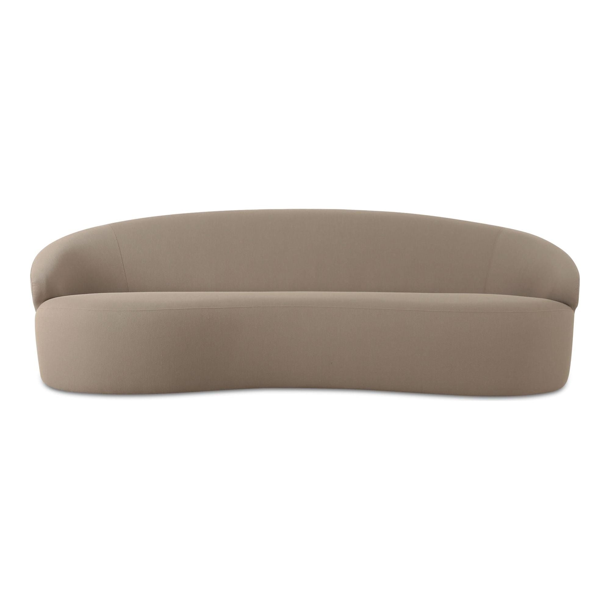 Moe's Home Collection Cove Outdoor Sofa ~ Taupe All Weather Fabric - Image 3