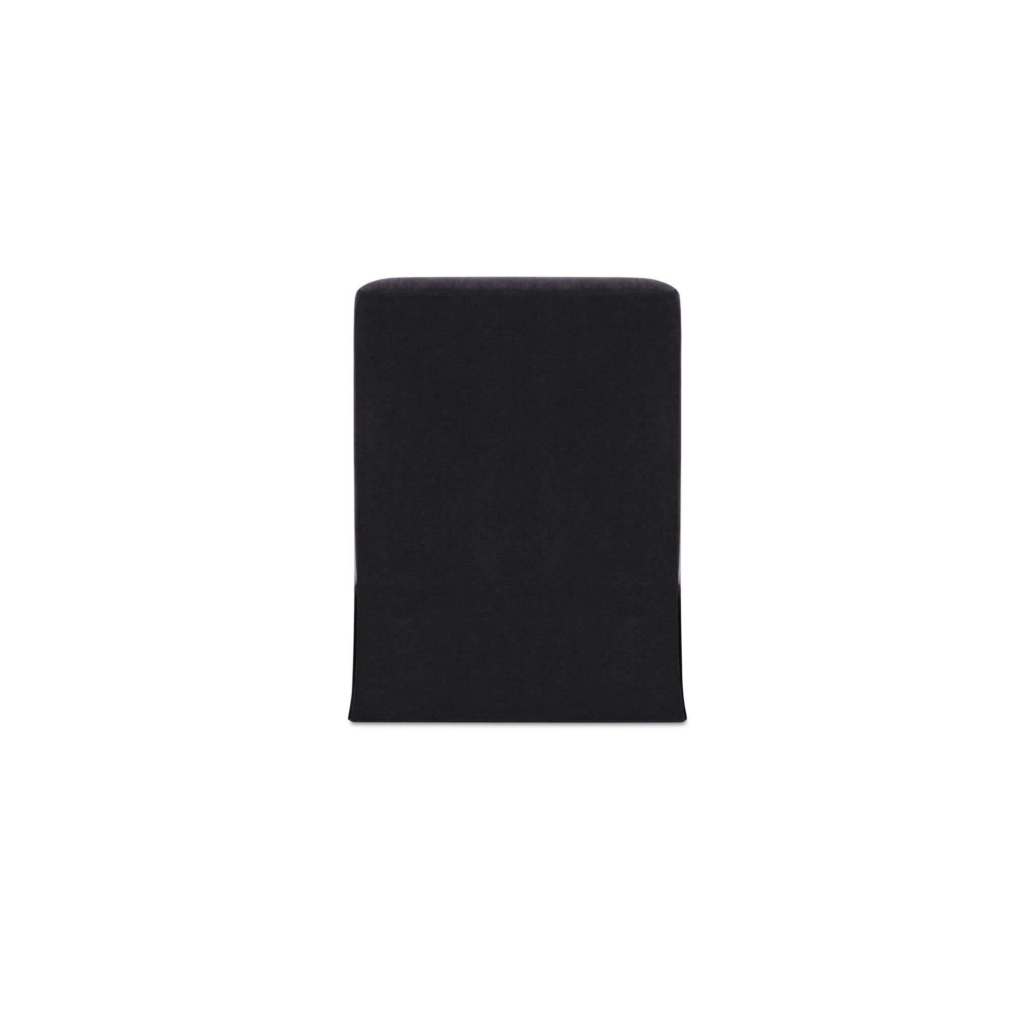 Moe's Home Lydia Slipcover Dining Chair Black - Image 3