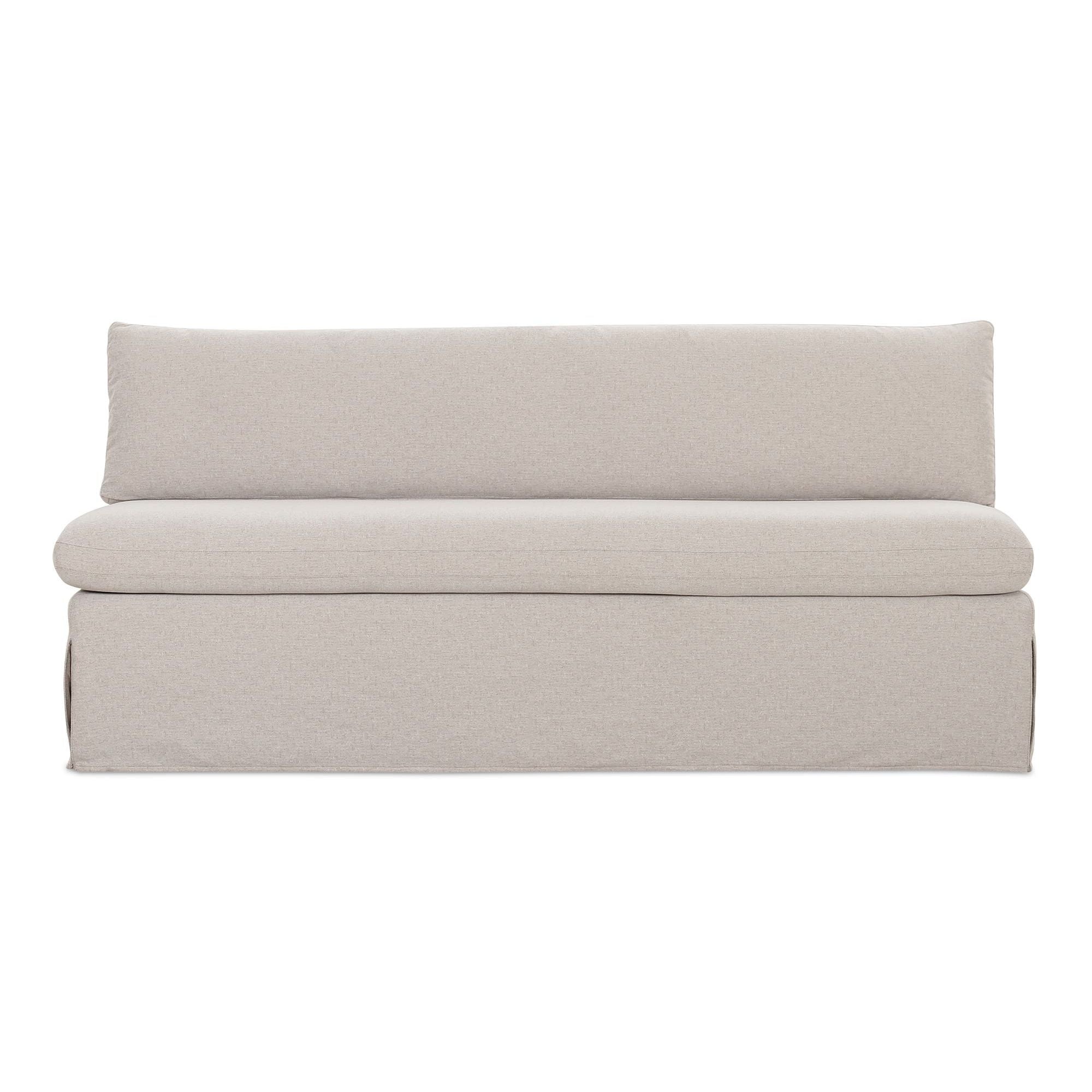 Moe’s Home Fable Slipcover Dining Bench Beige