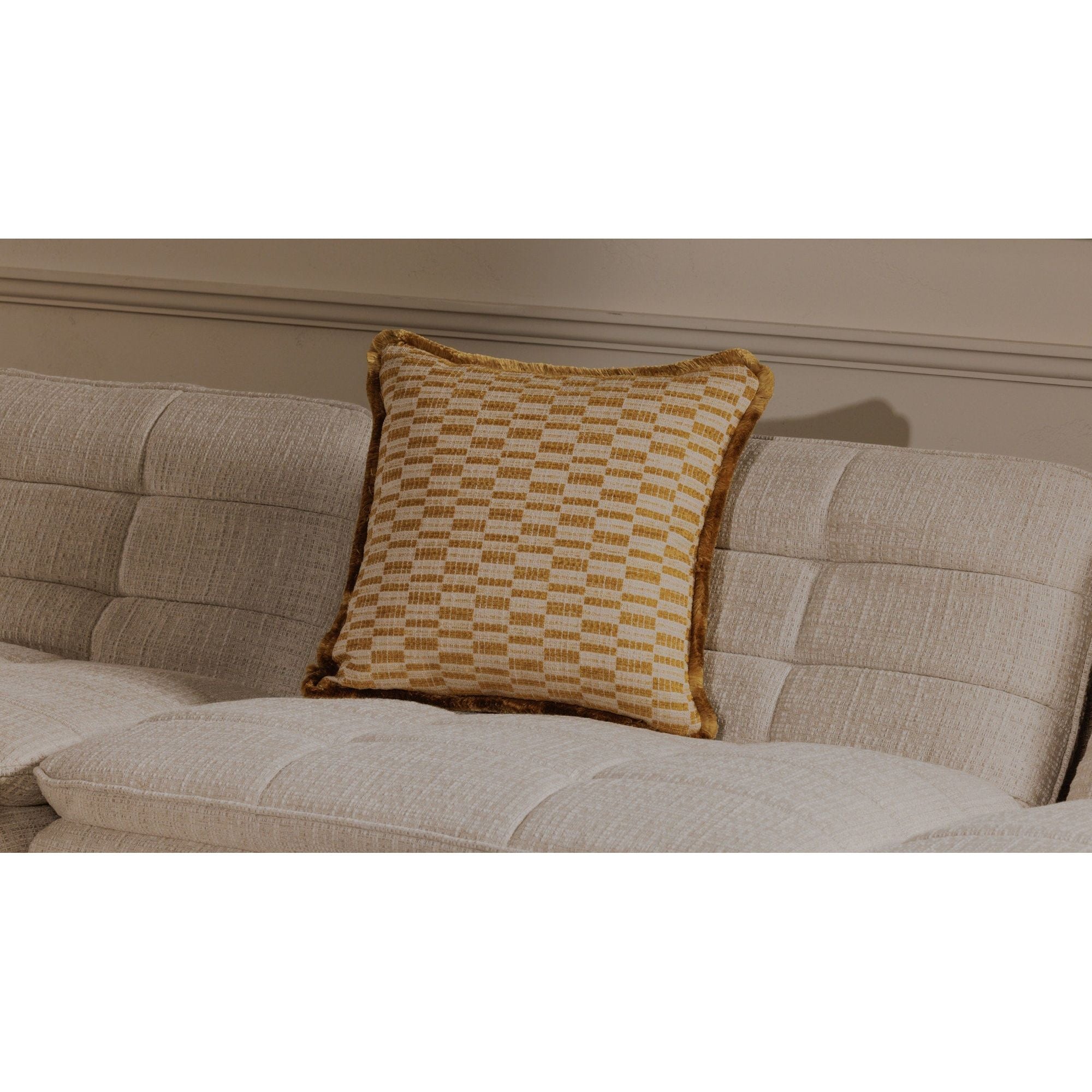 Moe's Home Leone Cushion Chartreuse - Image 2