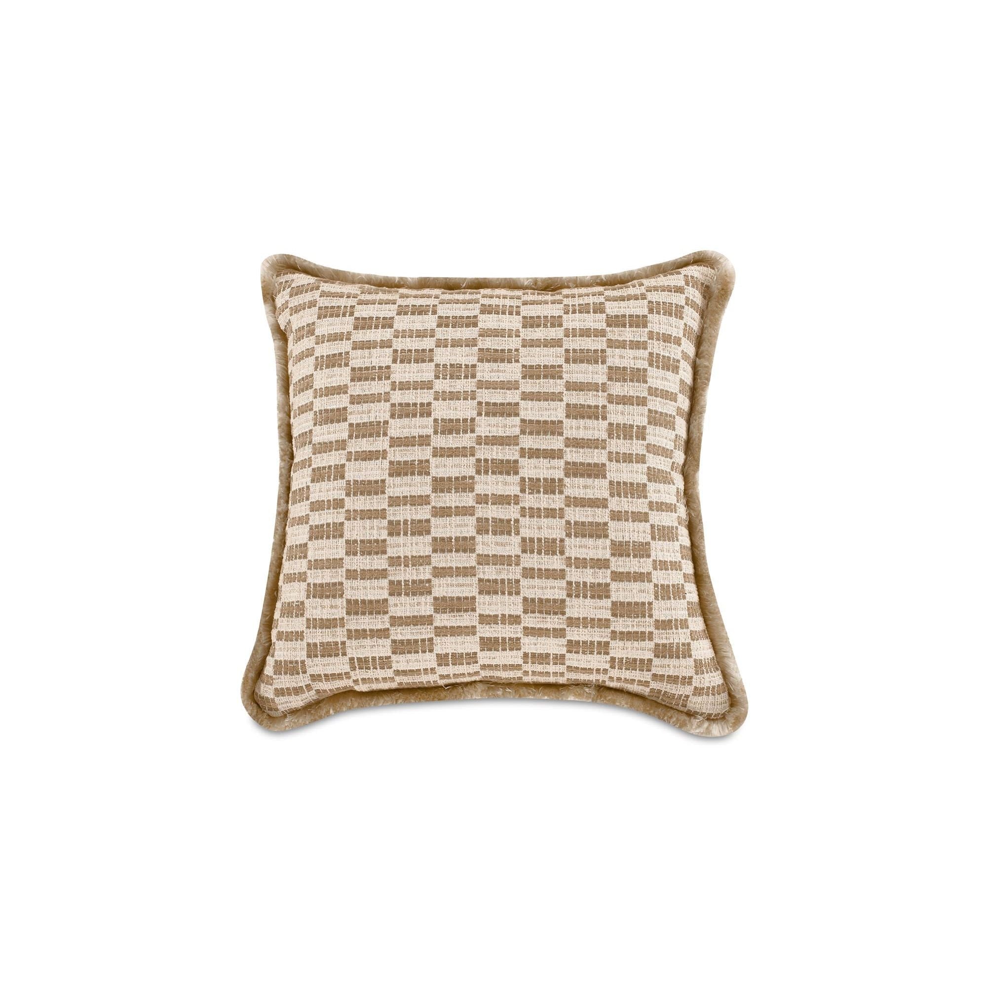 Moe's Home Leone Cushion Taupe - Image 1