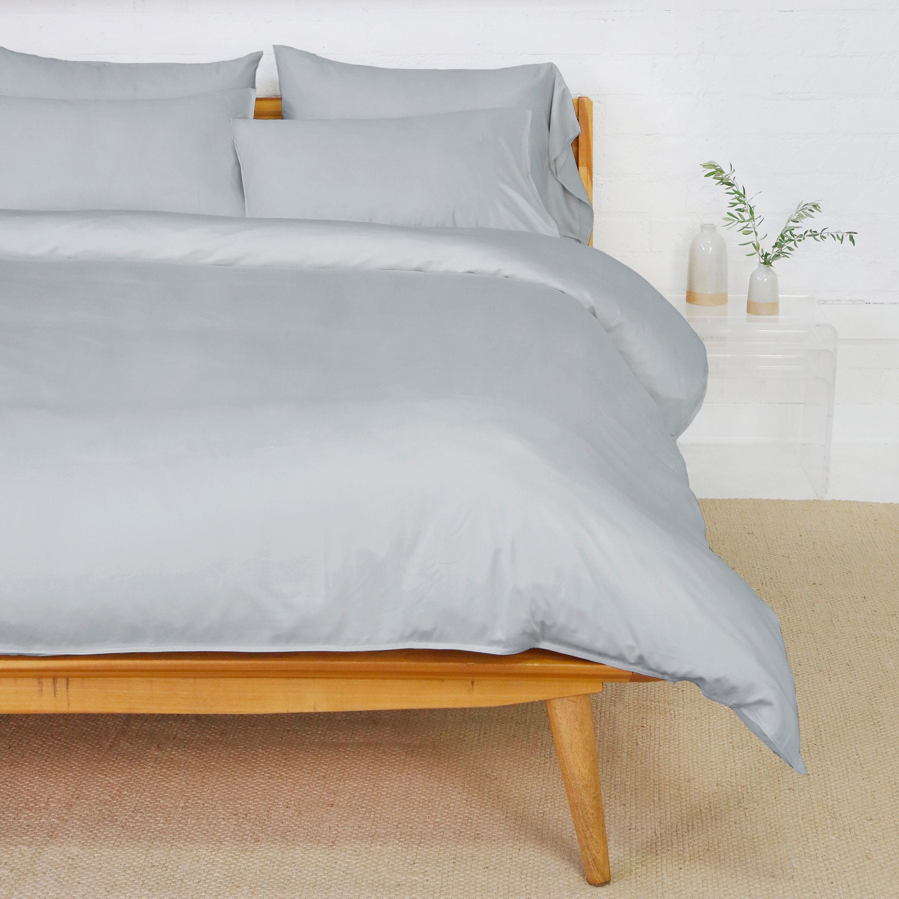 Pom Pom at Home Parker Ocean Bamboo Sateen Duvet Cover Set ~ Available in Twin, Queen and King Sizes - Image 1