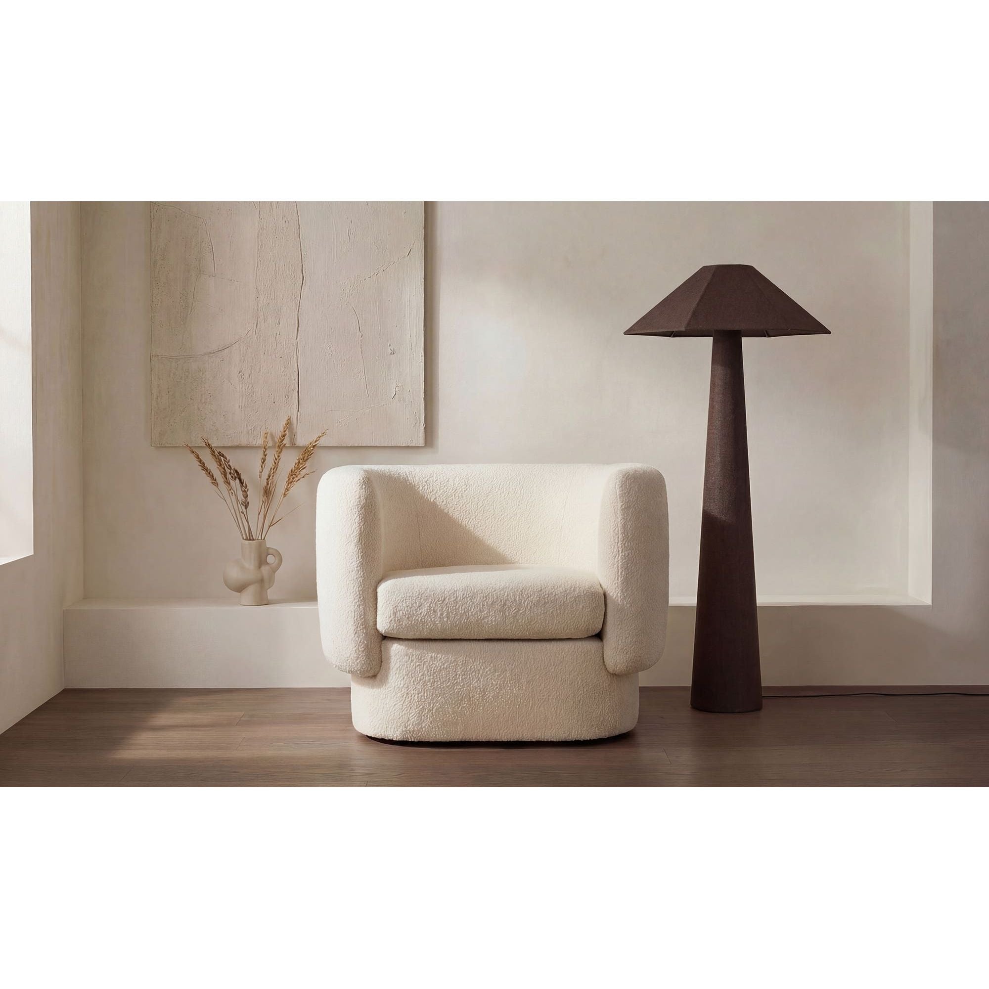 Moe's Home Gigi Floor Lamp Dark Brown Floor Lamp - Image 2