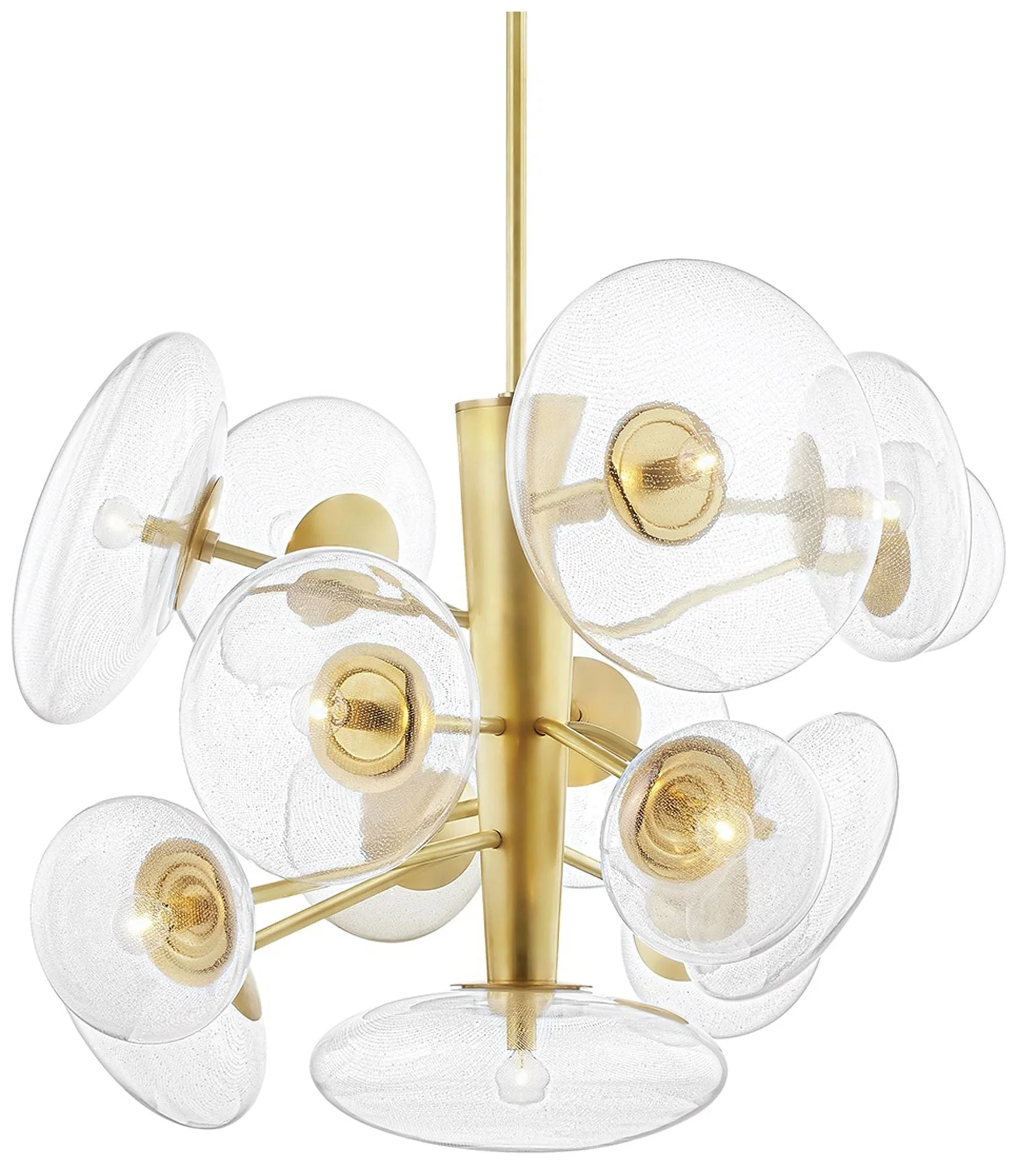Opera 14 Light Large Pendant - Aged Brass - Image 1