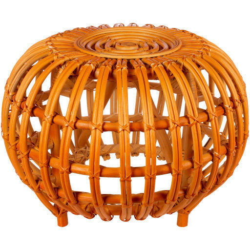Surya Odyssey Modern Rattan Round Accent Side Table OSY-001 - Image 2