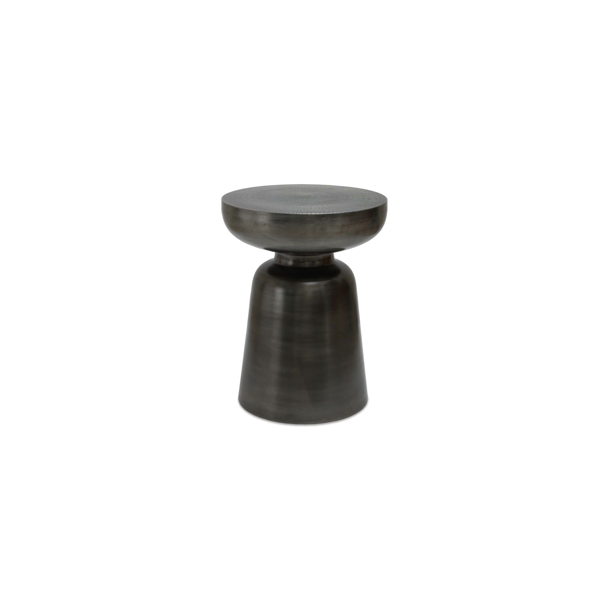 Moe's Home Collection Arthur Antique Nickel Accent Table - Image 1