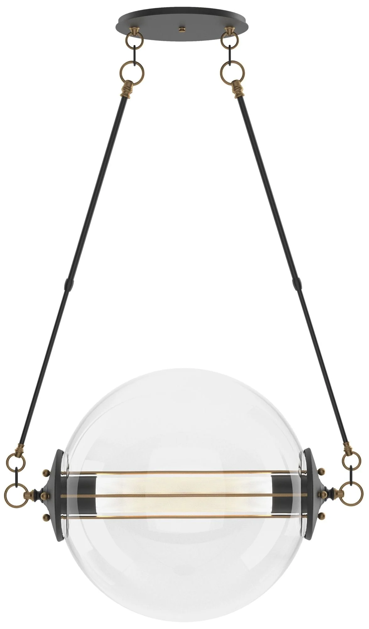 Otto Sphere 20" Short Pendant with Frosted Diffuser - Image 1