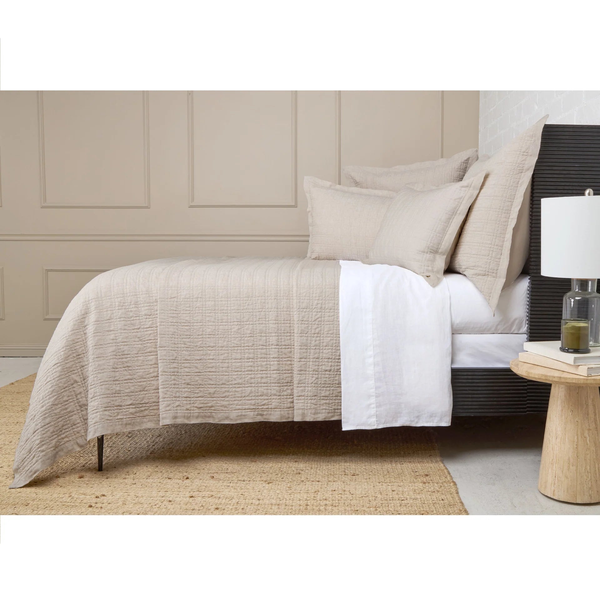 Pom Pom at Home Owen Linen and Cotton Coverlet and Shams ~ Available in Twin, Queen and King Sizes - Image 3