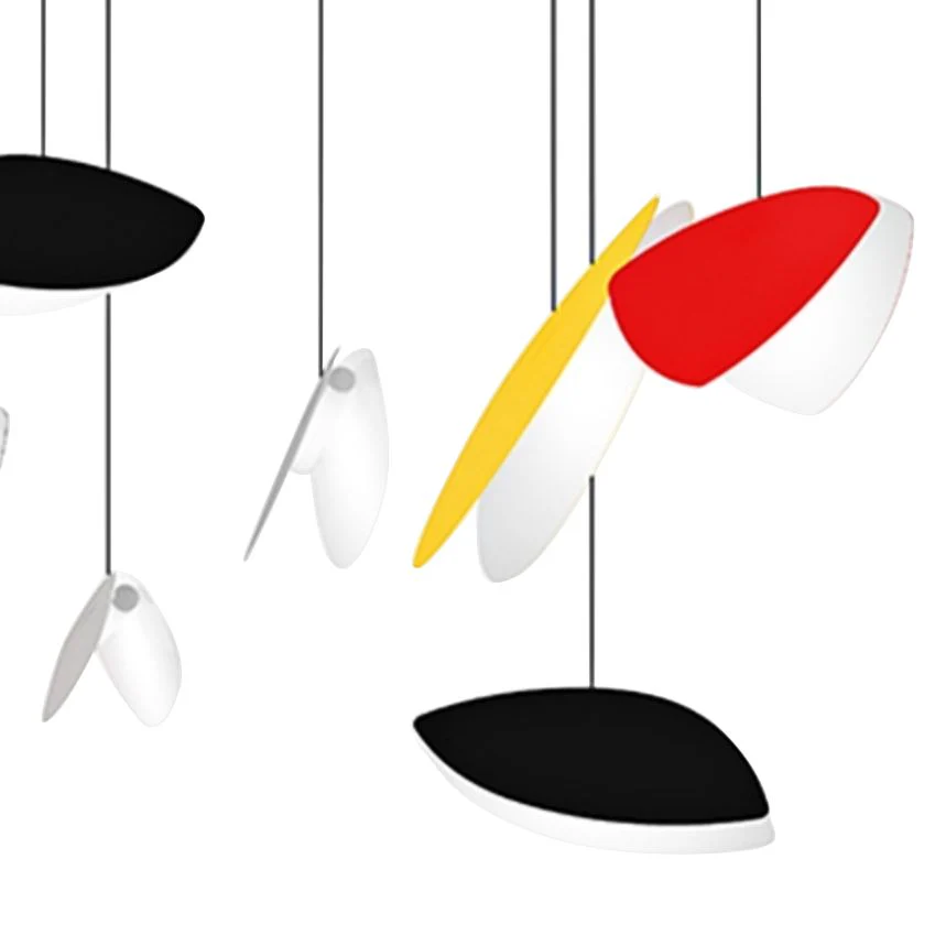 Papillons�?30"W Multi-Color 13-Light LED Pendant Light - Image 2
