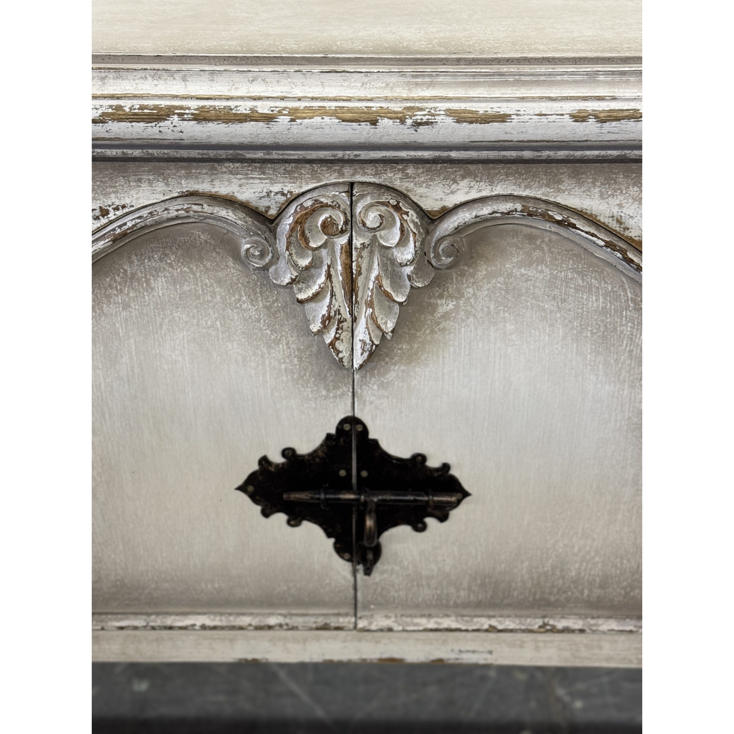 Casa Bonita Peruvian Hand-Painted Carved Wood Patona Console Table - Image 3