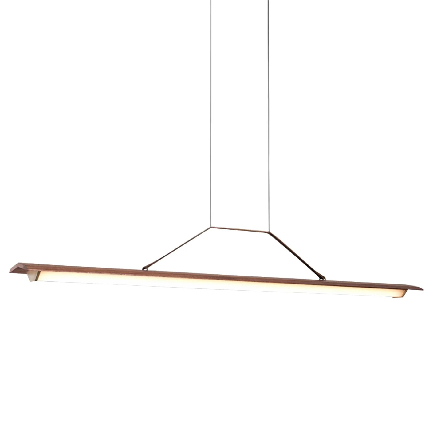 Penna 64 1/2"W Brass 3500K LED Kitchen Island Light Pendant - Image 2
