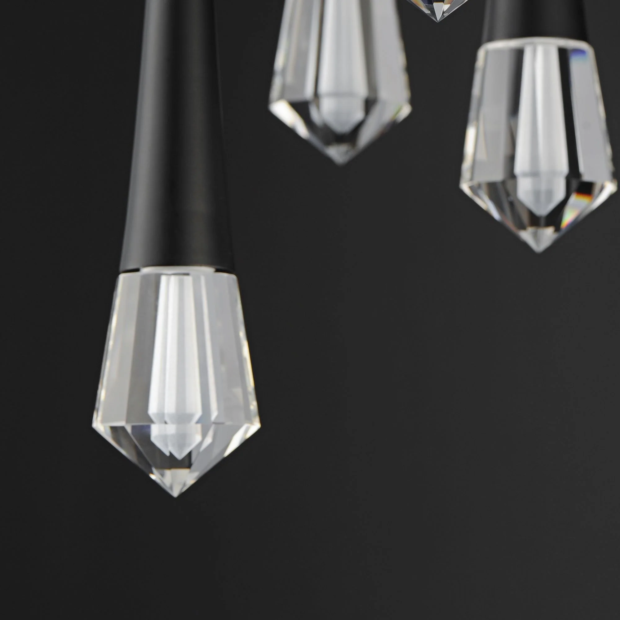 Pierce 16-Light LED Chandelier Black - Image 3