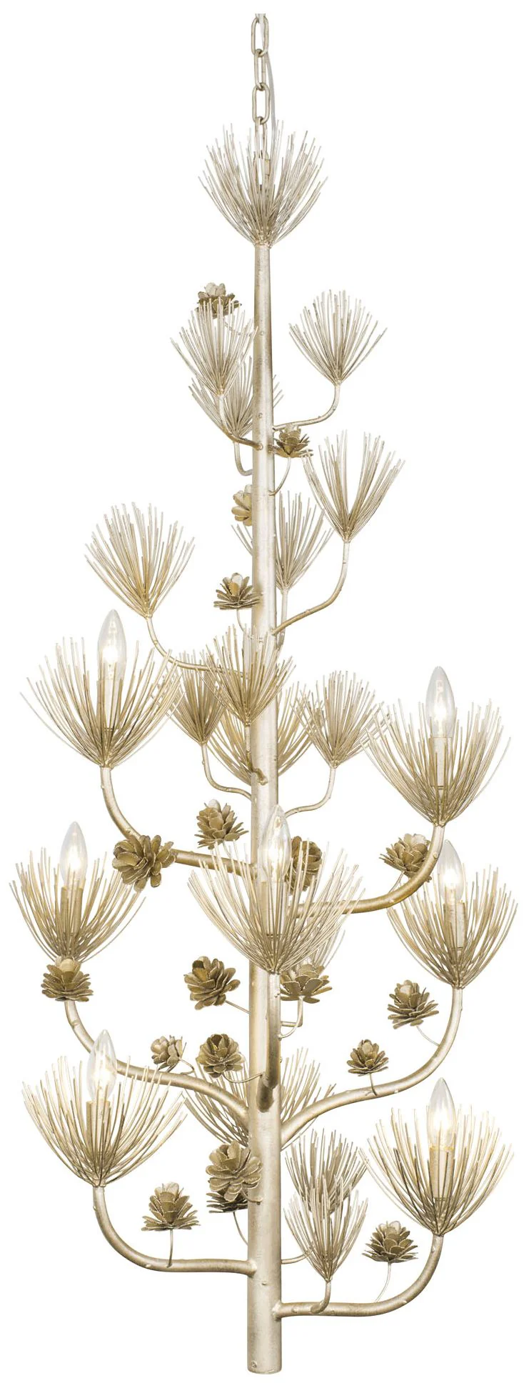 Pinion 9-Lt 3-Tier Foyer - Zen Gold - Image 1