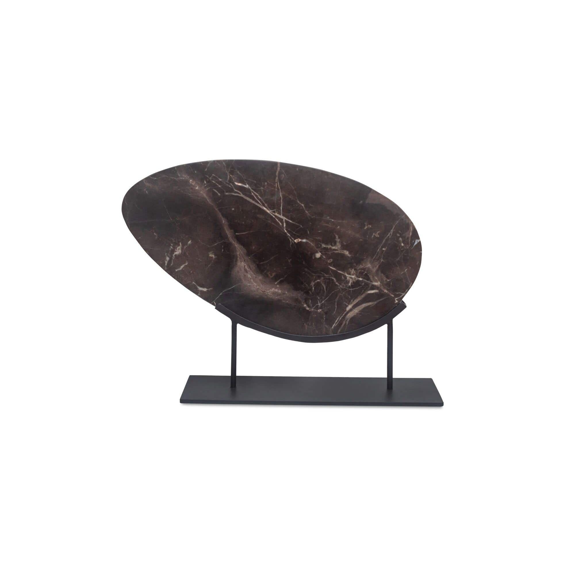 Moe's Home Galen Sculpture Saint Laurent Brown Marble - Image 1