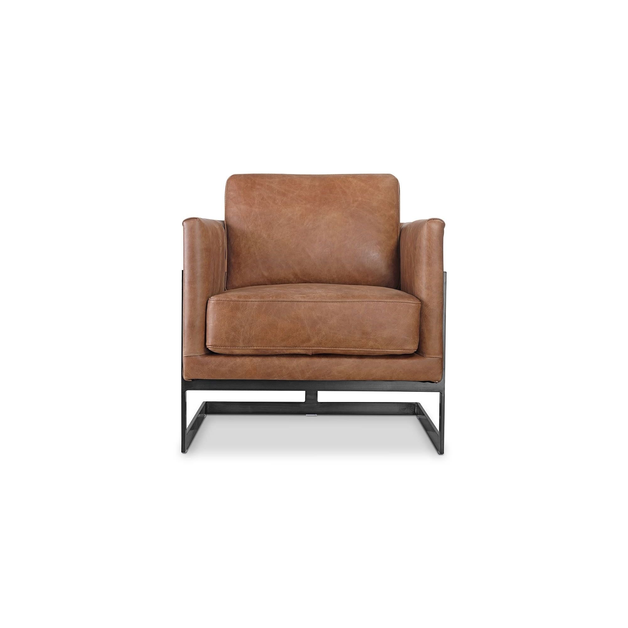 Moe's Home Collection Luxley Leather Club Chair - Image 1