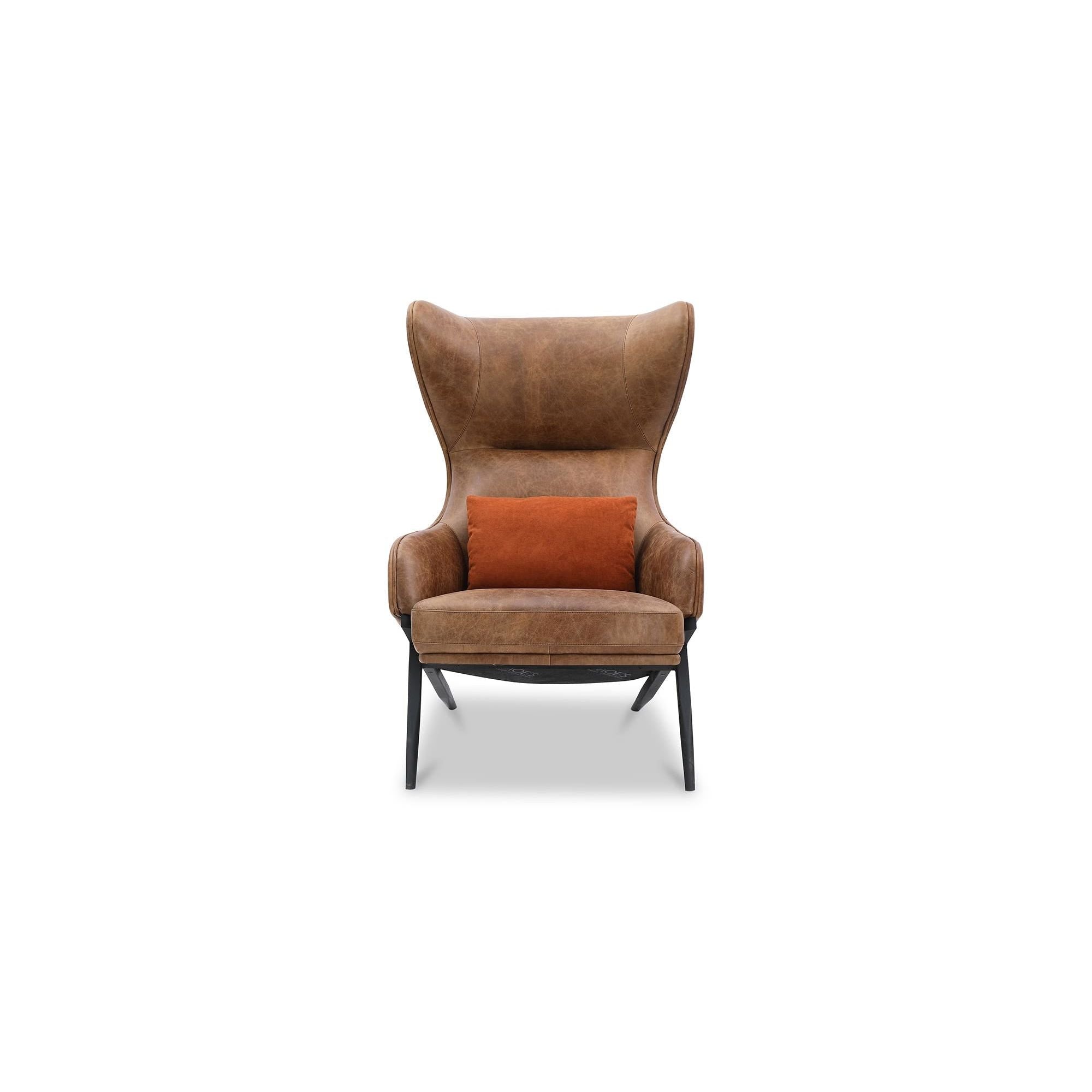 Moe’s Home Collection Amos Leather Accent Chair