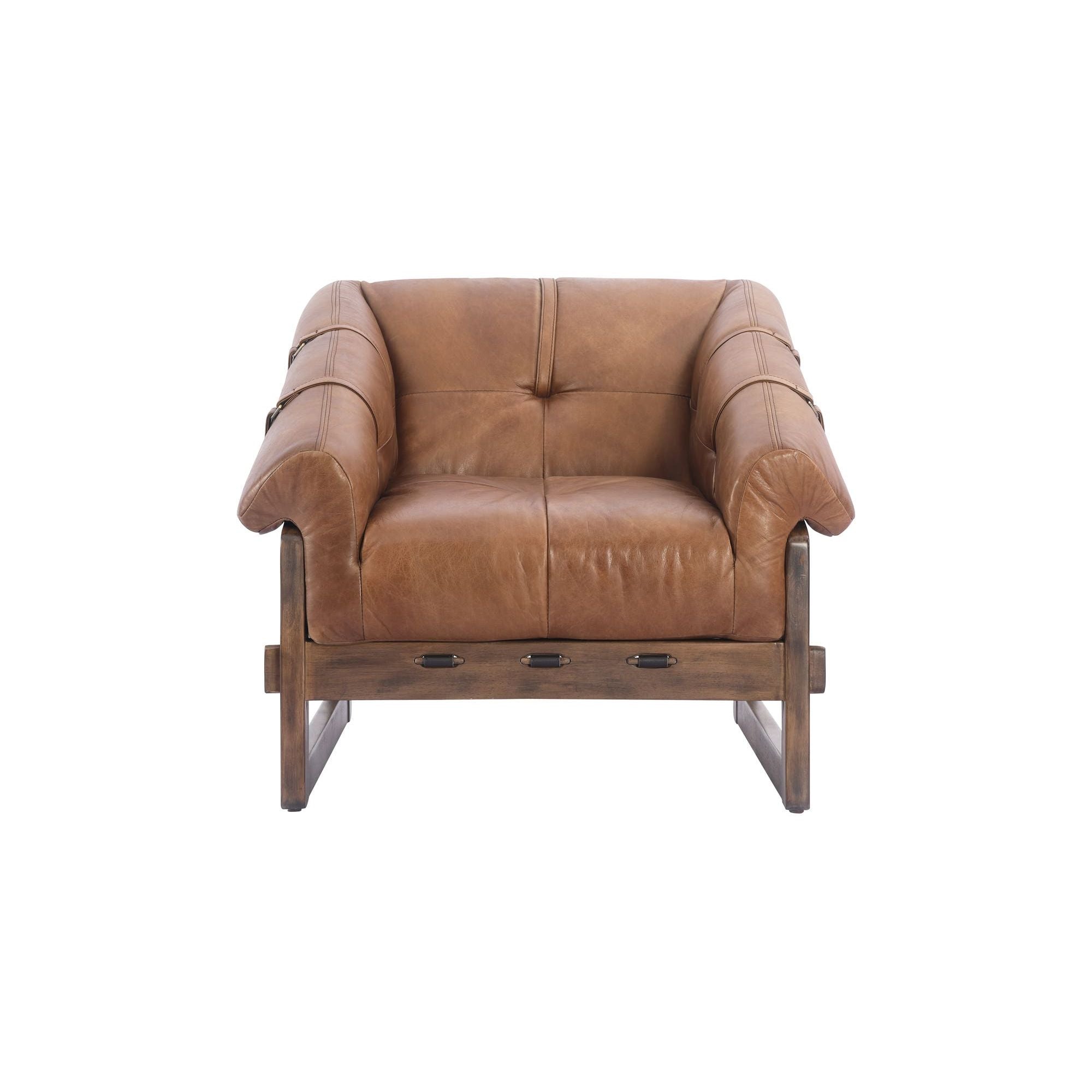 Moe's Home Collection Bellos Leather Accent Chair - Image 2