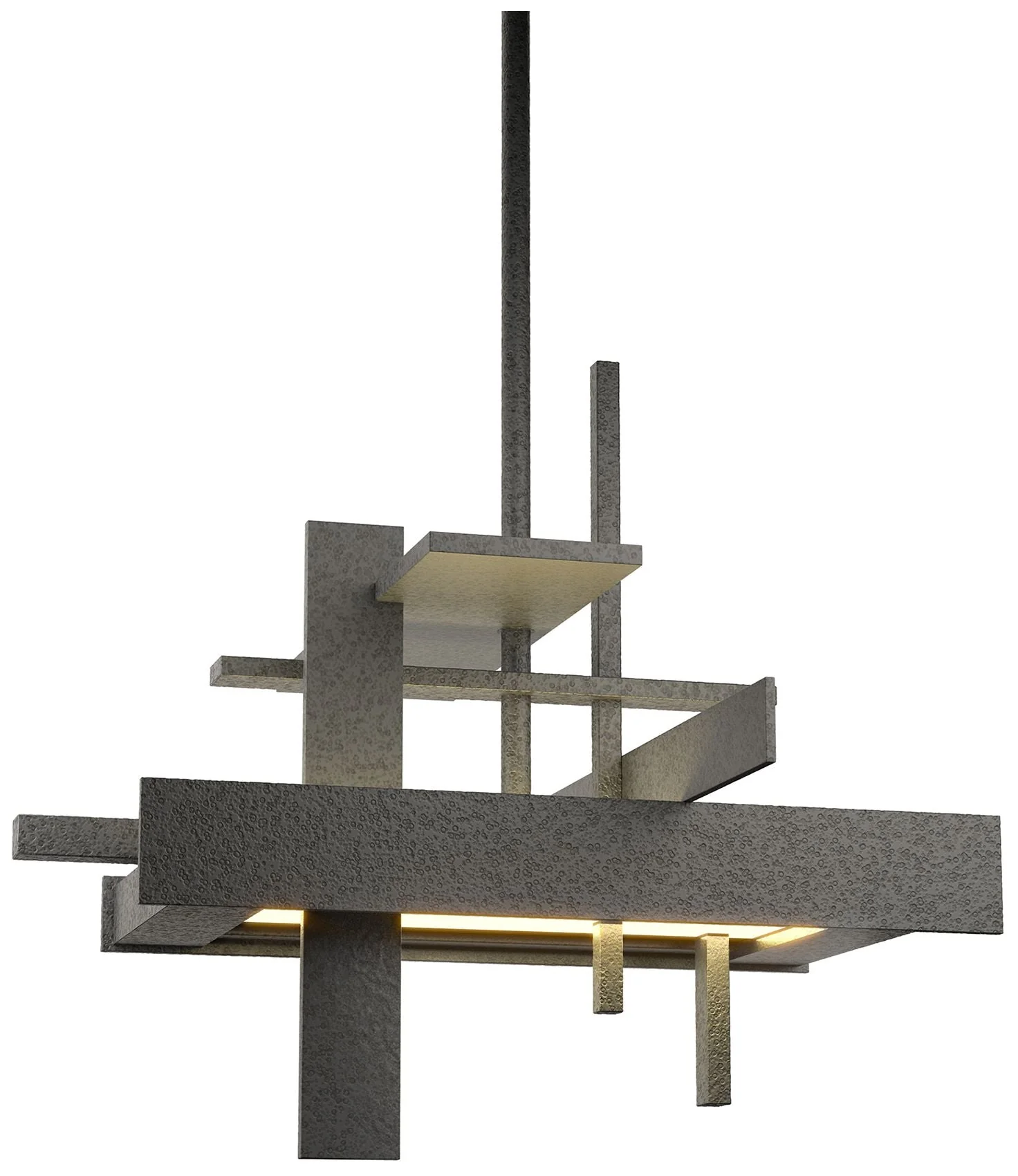 Planar 12.1" Wide Small Natural Iron LED Pendant - Image 1