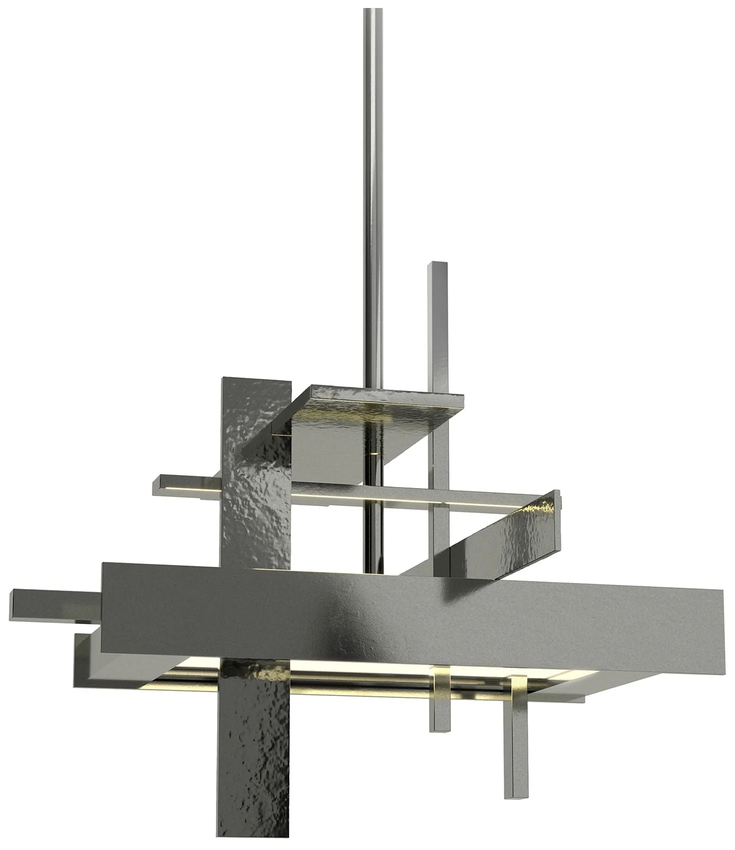 Planar 12.1" Wide Small Sterling LED Pendant - Image 1