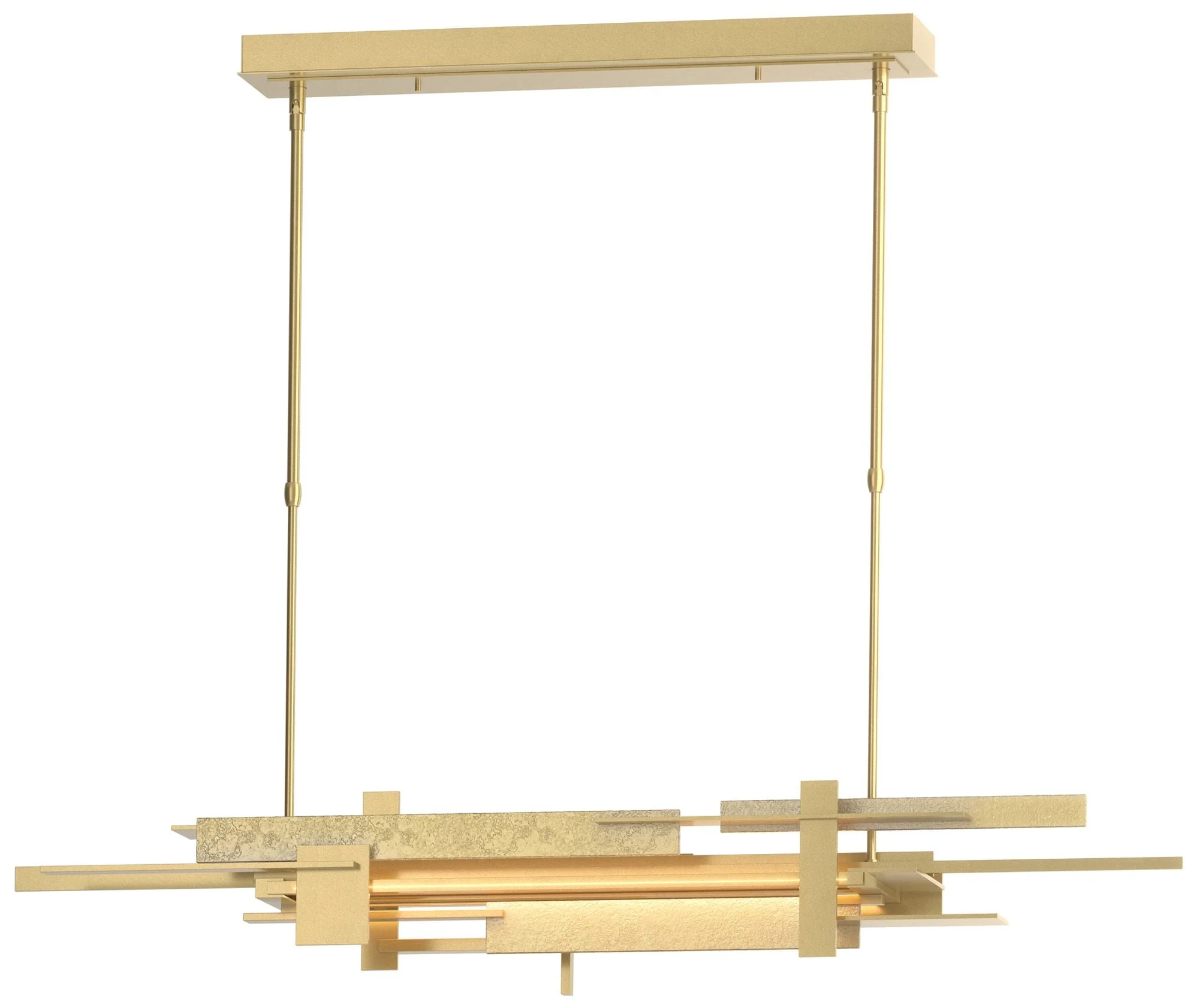 Planar 48.3"W Modern Brass Accented Modern Brass Standard LED Pendant - Image 1
